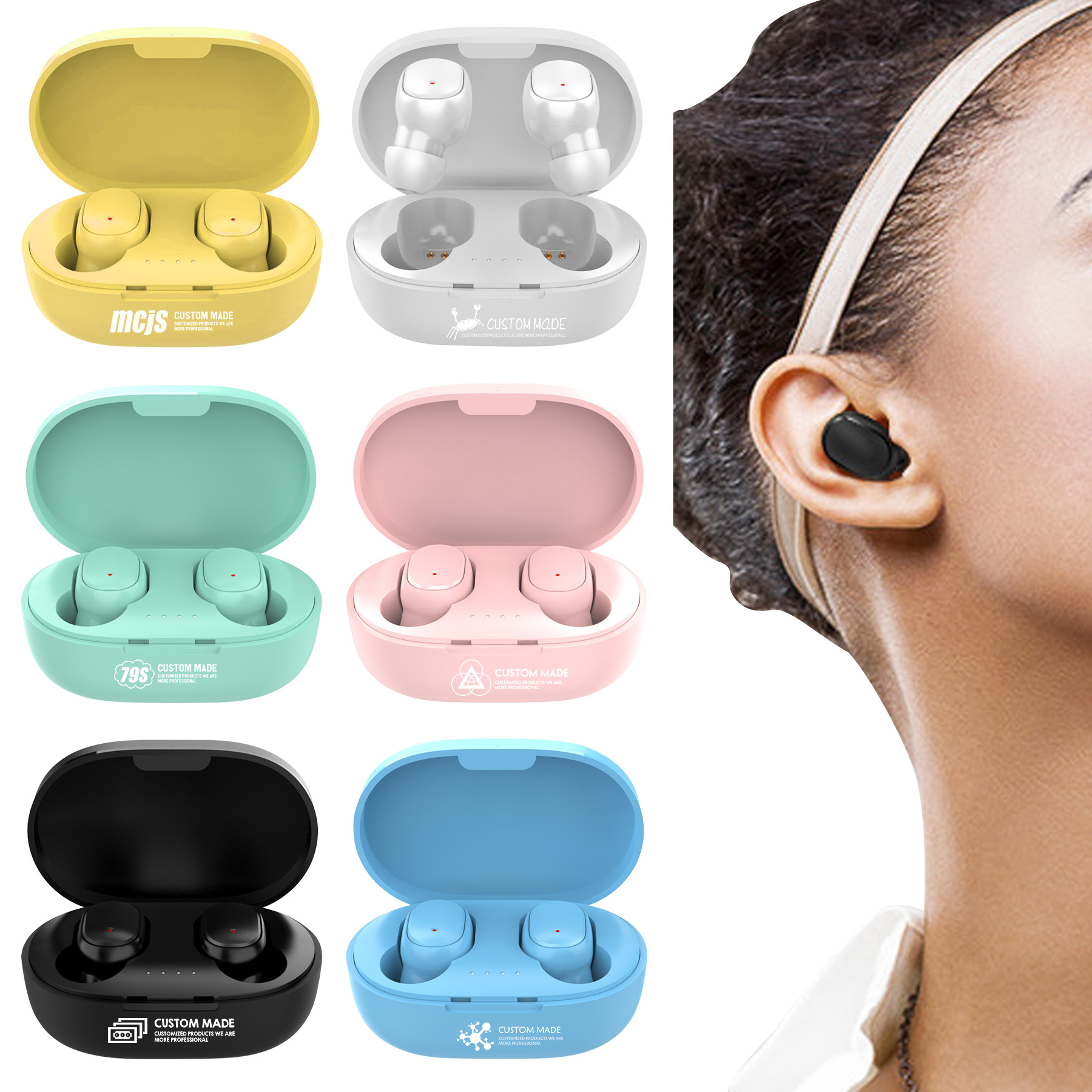 FlyFlyPromos - Wireless Earbuds - Promotional Product