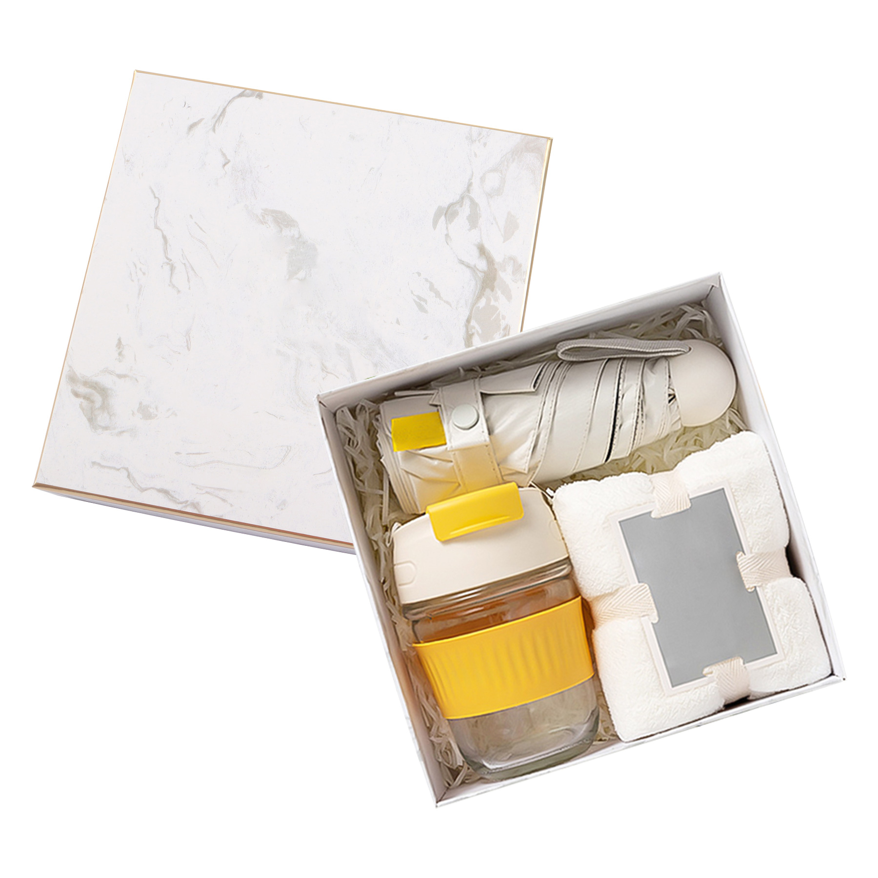 FlyFlyPromos - Gift Set with Umbrella, Towel, Handheld Fan Image 9 - Promotional Product