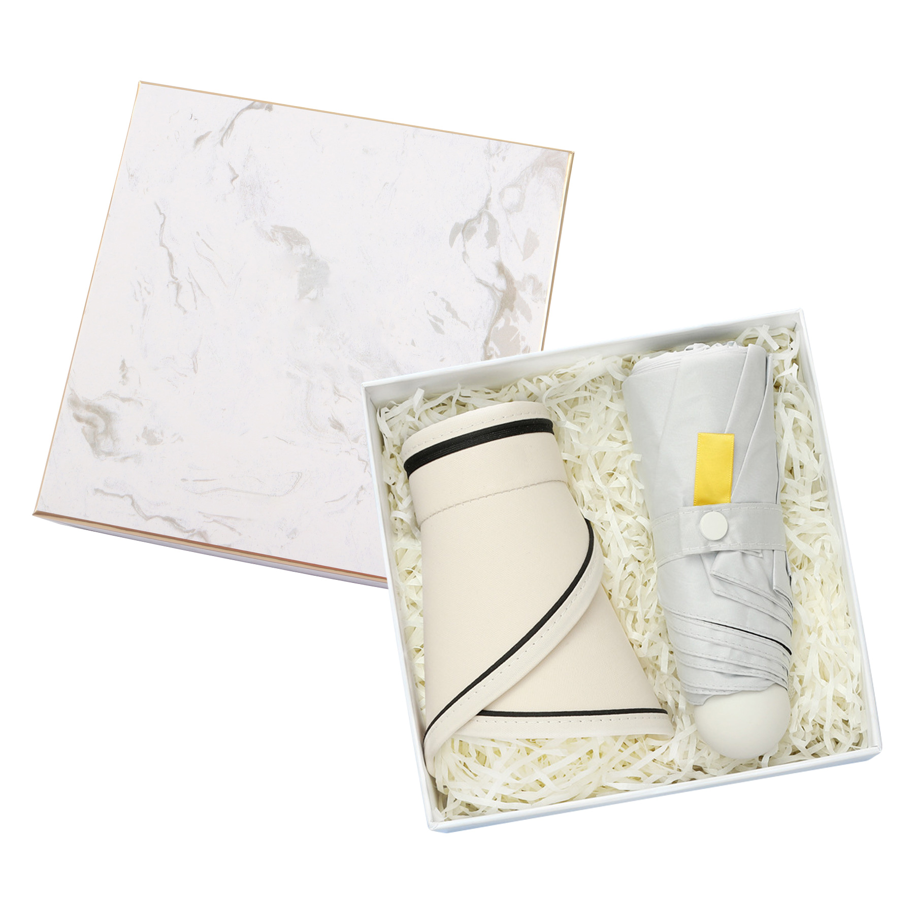 FlyFlyPromos - Gift Set with Umbrella, Towel, Handheld Fan Image 7 - Promotional Product