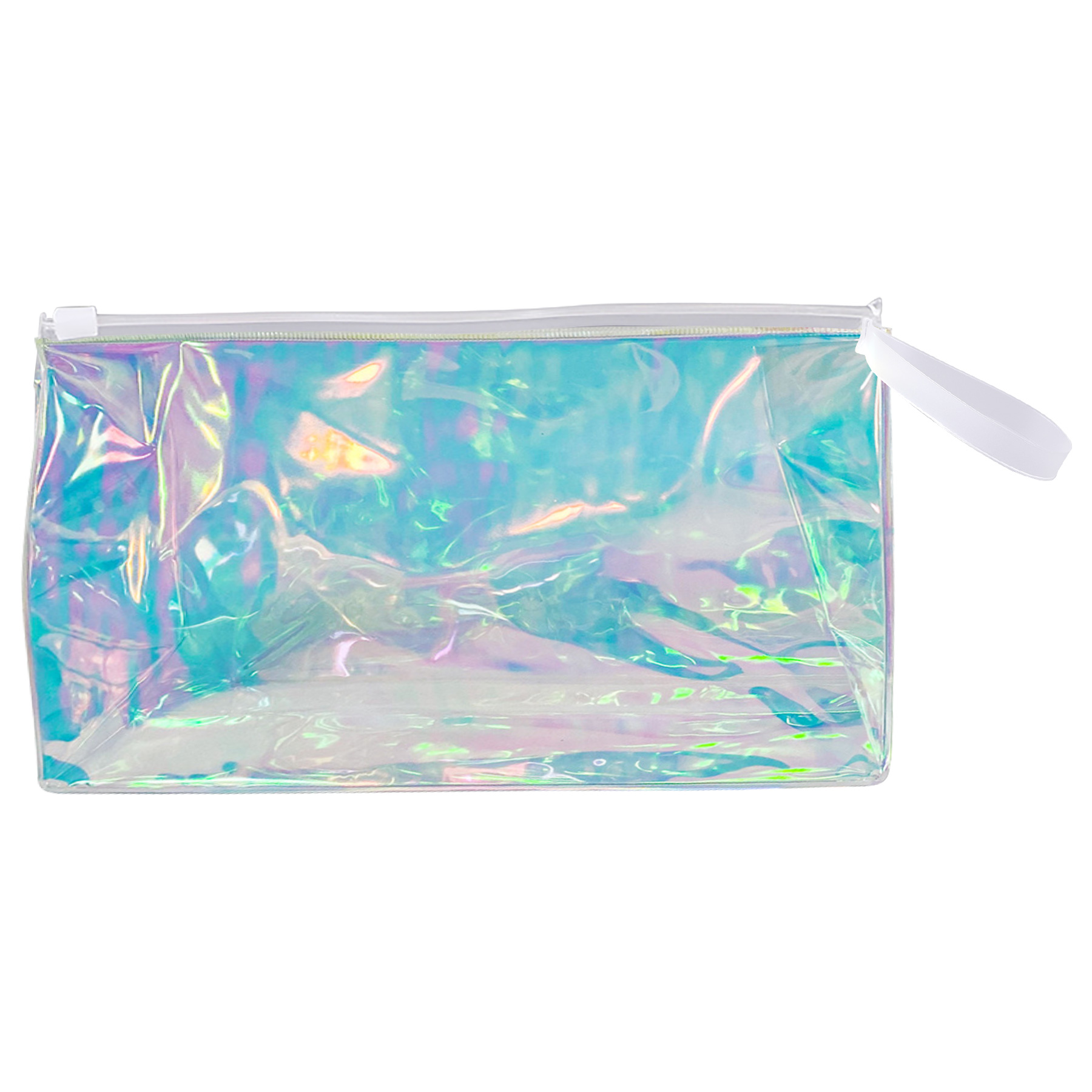 FlyFlyPromos - Holographic PVC Cosmetic Bag with Ziplock Image 7 - Promotional Product