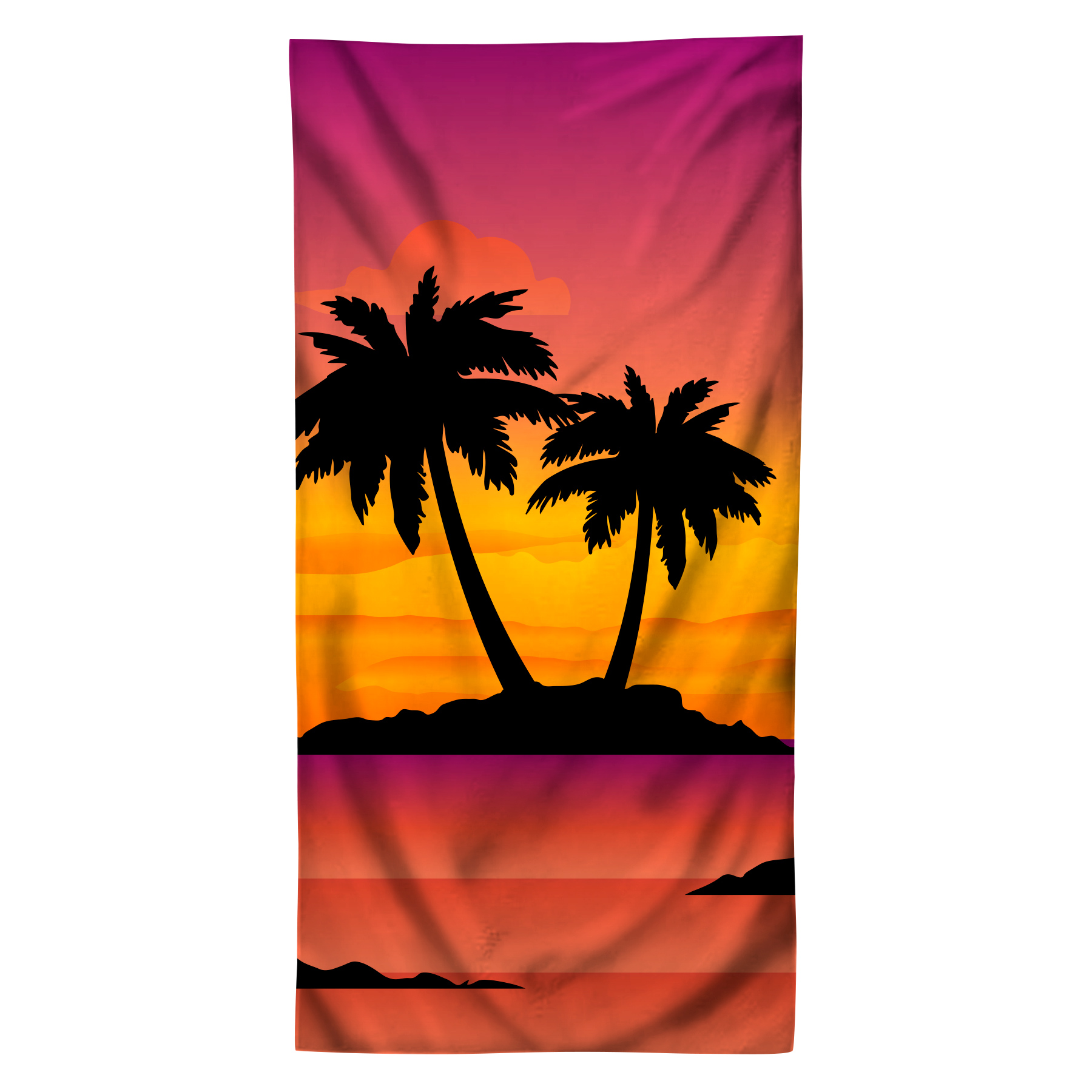 FlyFlyPromos - Full Color Quick Drying Beach Towel (24 Hours Shipping Out) Image 2 - Promotional Product