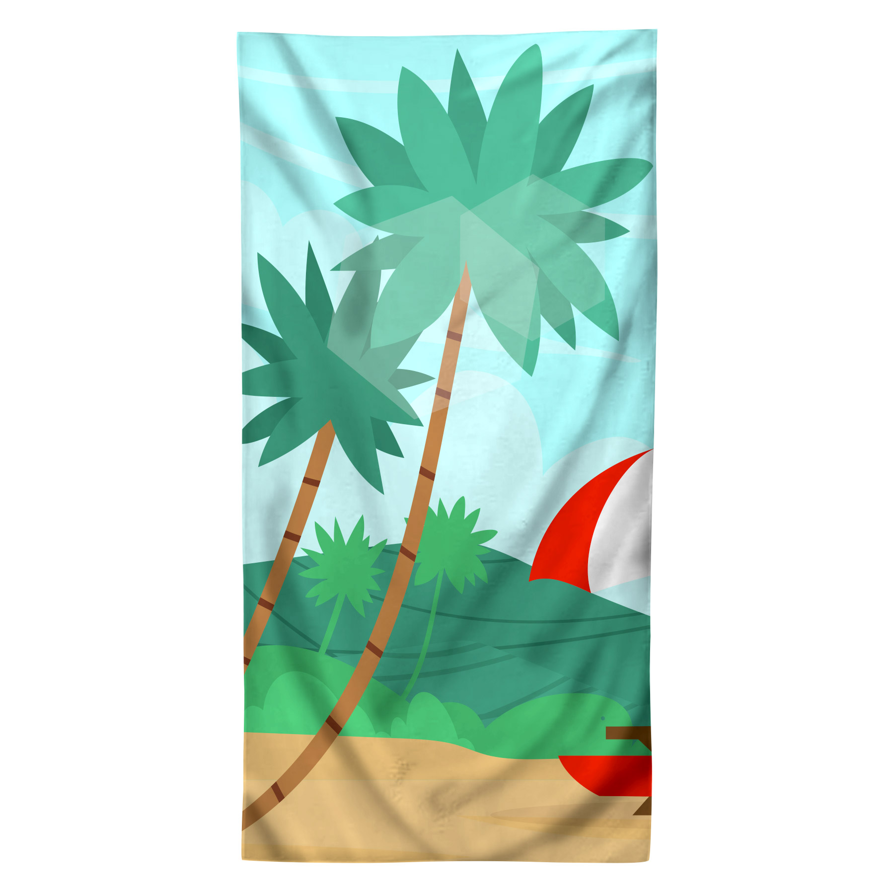 FlyFlyPromos - Full Color Quick Drying Beach Towel (24 Hours Shipping Out) Image 19 - Promotional Product