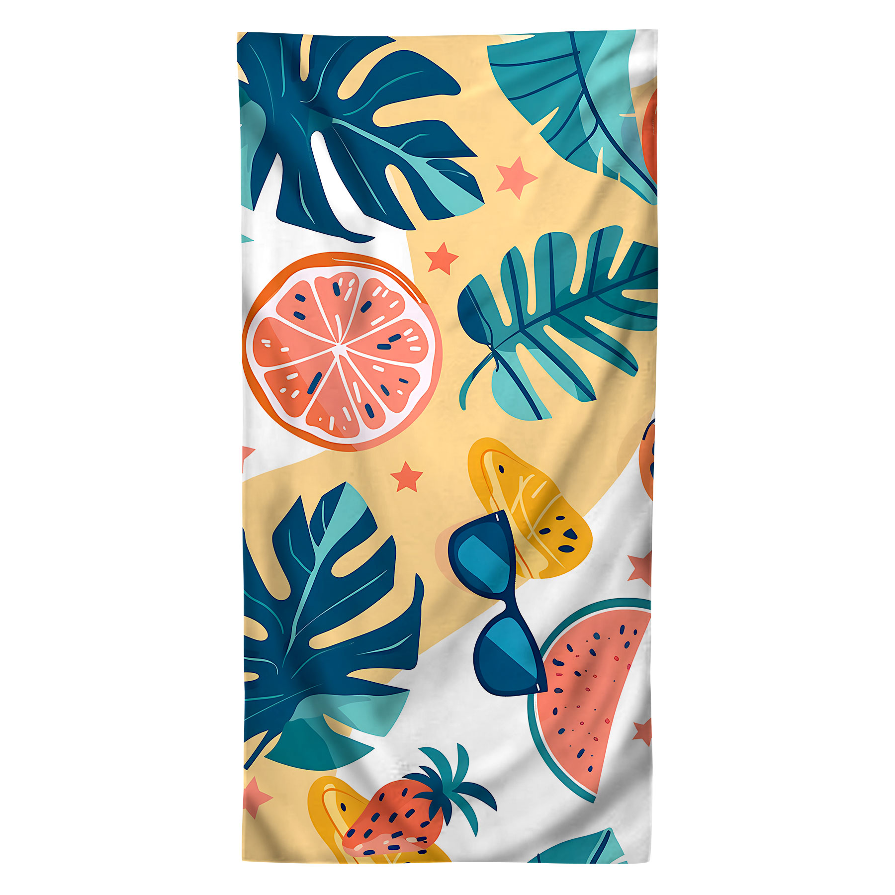 FlyFlyPromos - Full Color Quick Drying Beach Towel (24 Hours Shipping Out) Image 13 - Promotional Product