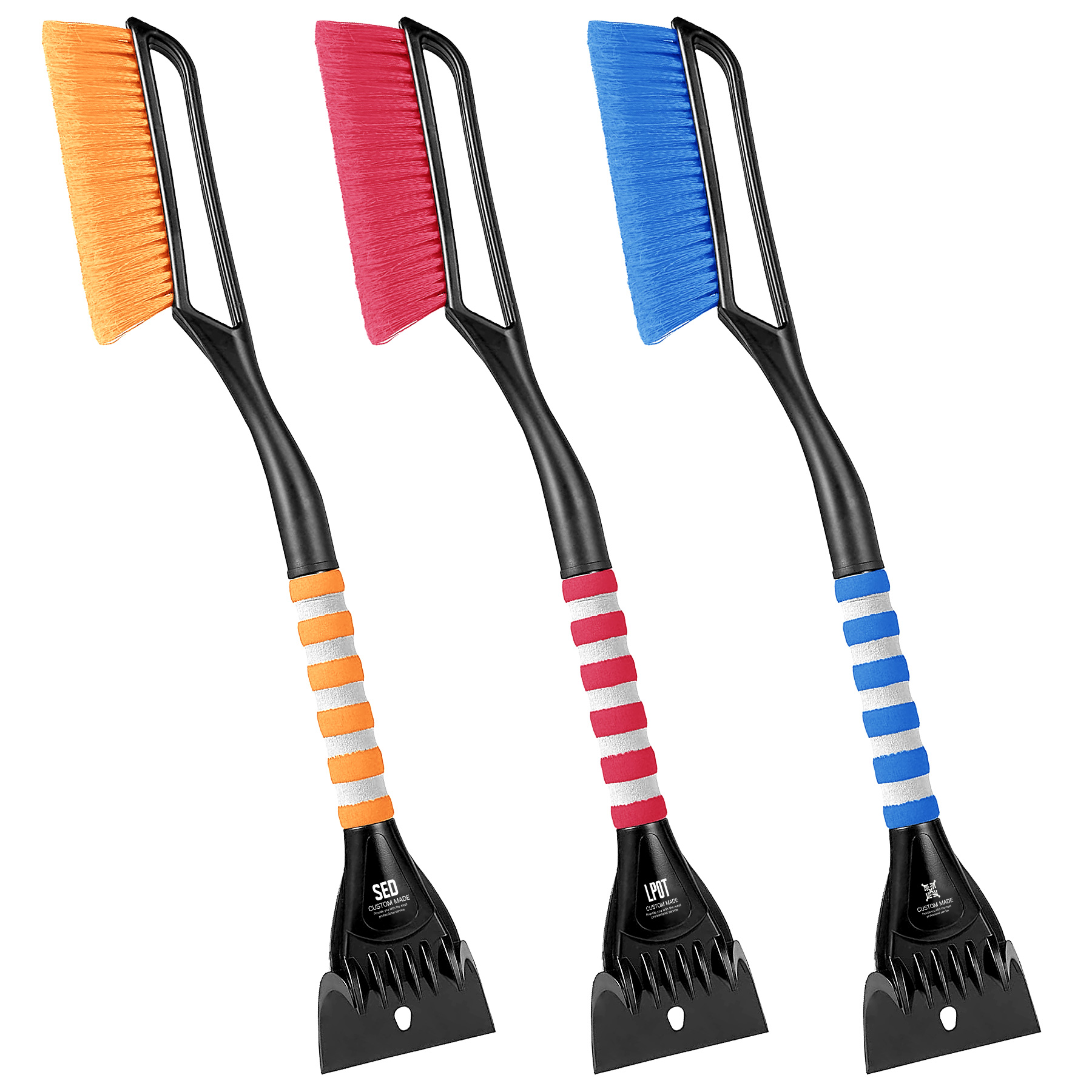FlyFlyPromos - 2 In 1 Snow Ice Scraper - Promotional Product