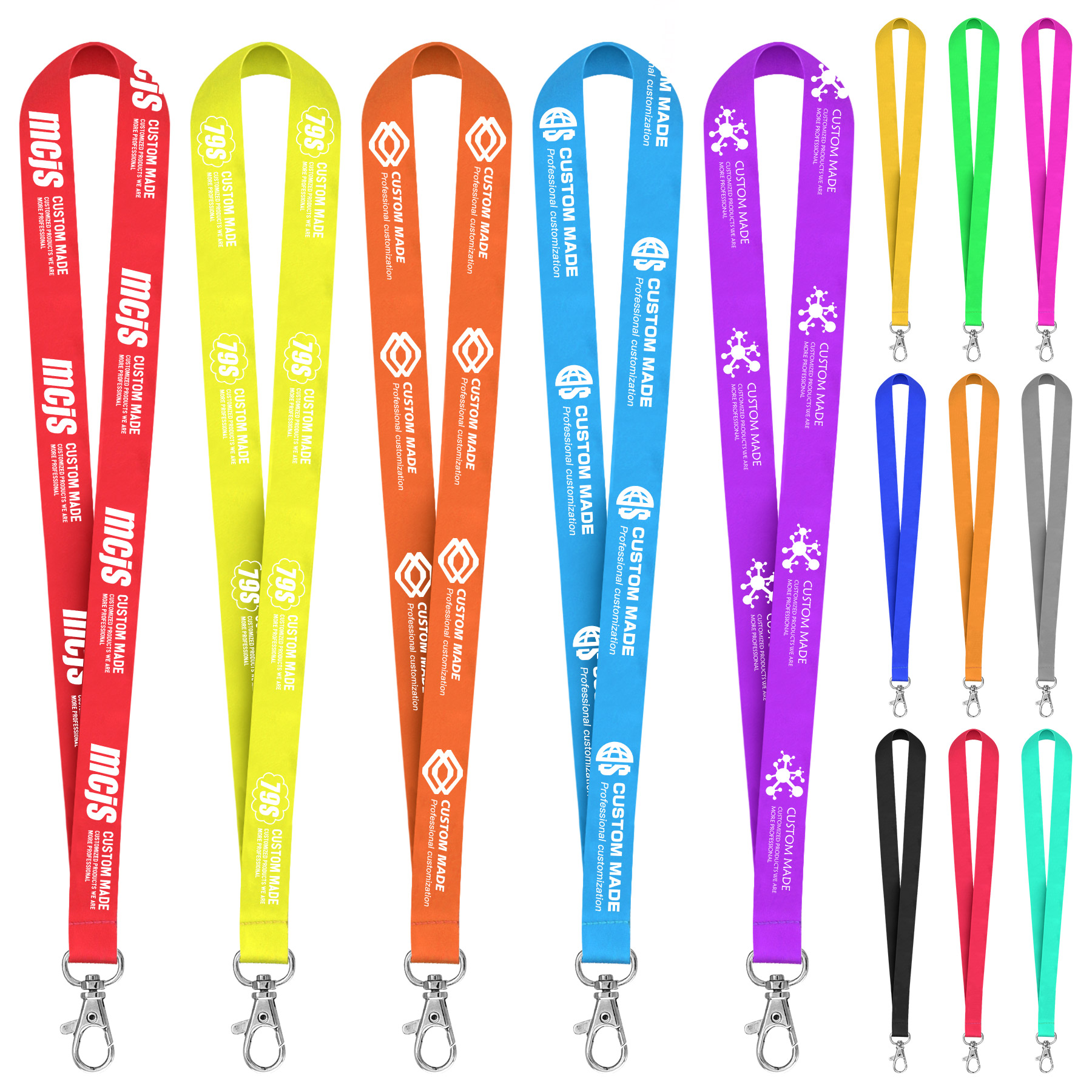 FlyFlyPromos - 3/4&quot; Full Color Dye Sublimated Lanyard - Promotional Product