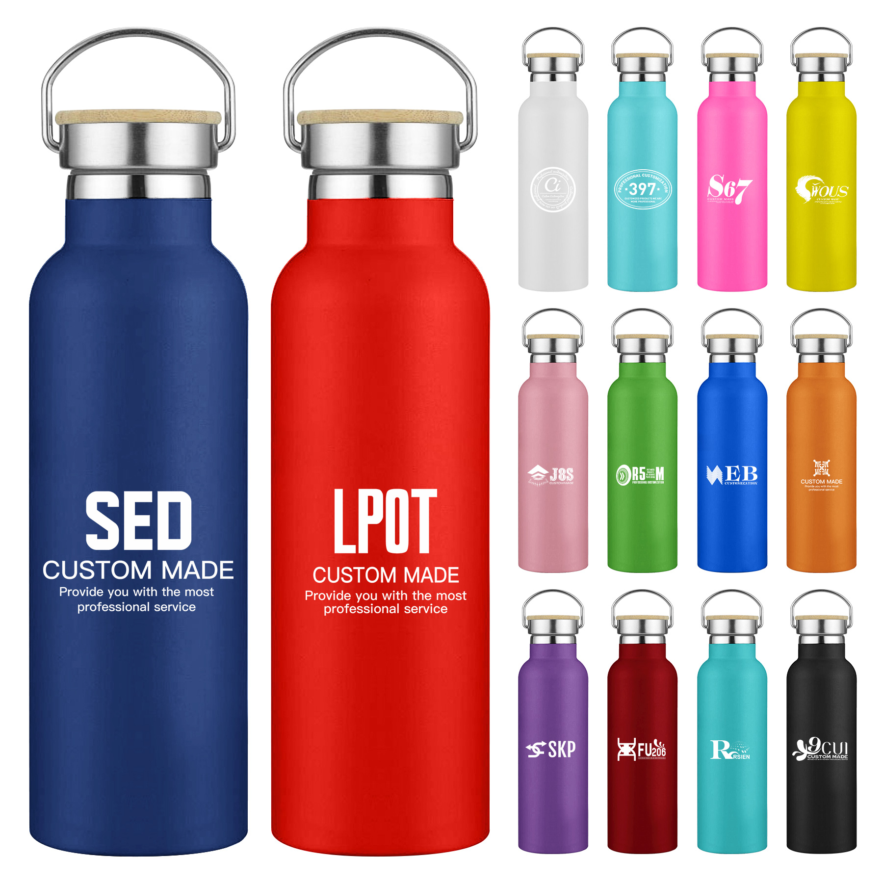 FlyFlyPromos - Sports Large Mouth Water Bottle 750ML - Promotional Product