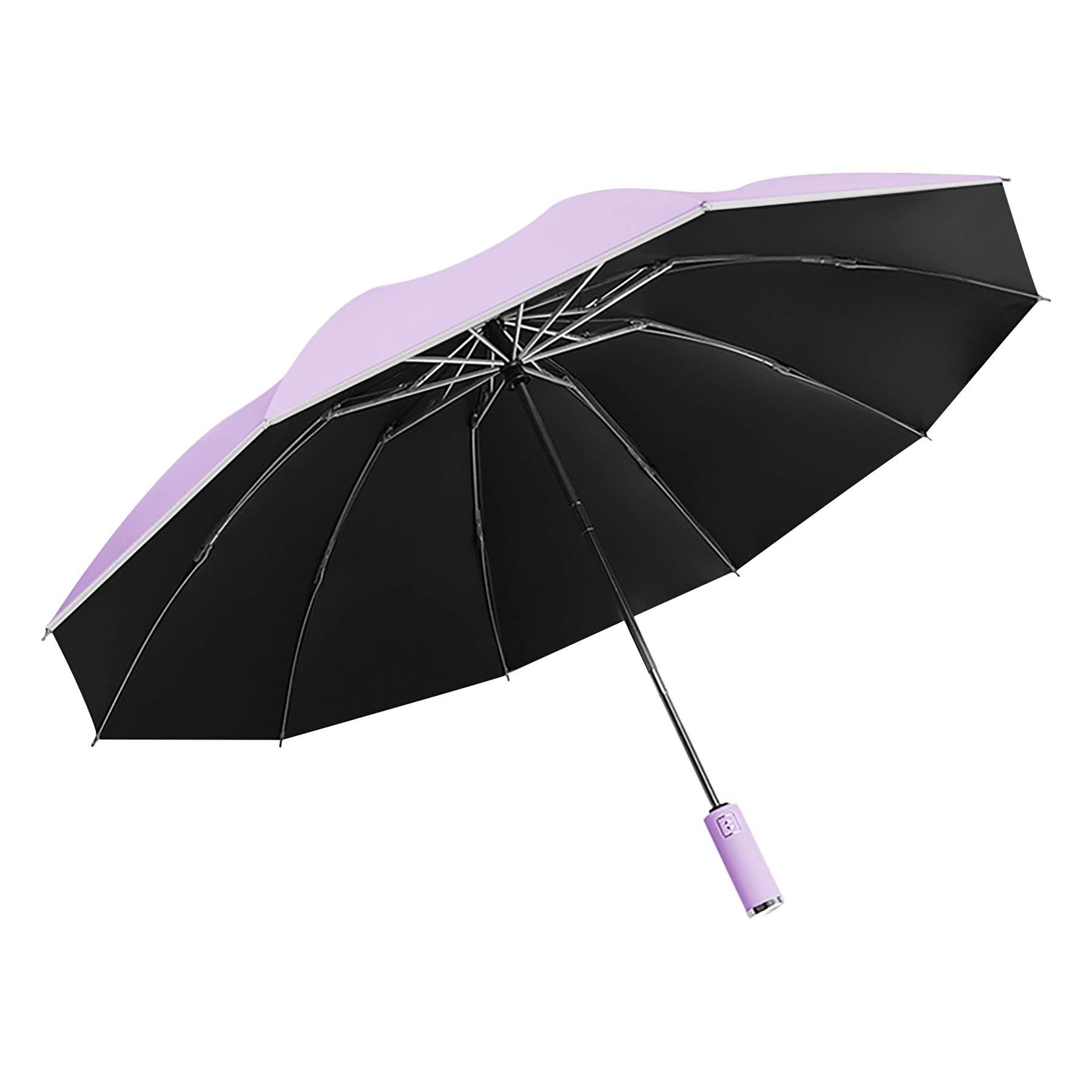 FlyFlyPromos - Sunny and Rainy Umbrella with Reflective Strip Image 3 - Promotional Product