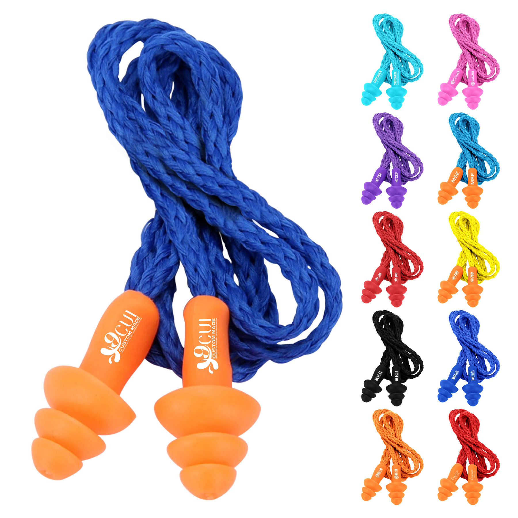 FlyFlyPromos - Silicone Ear Plugs - Promotional Product