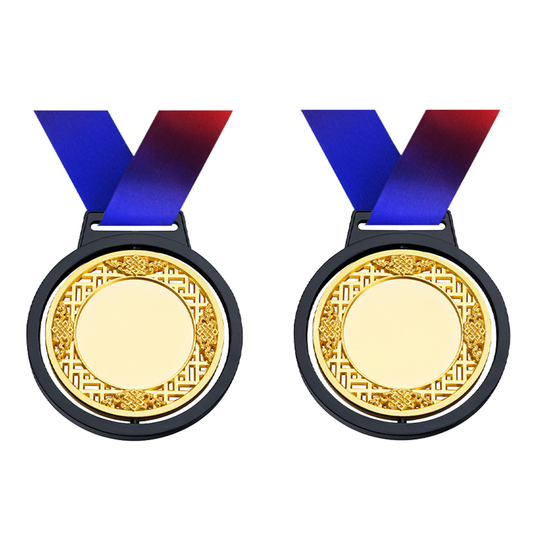 FlyFlyPromos - Gold Zinc Alloy Award Medals Image 2 - Promotional Product