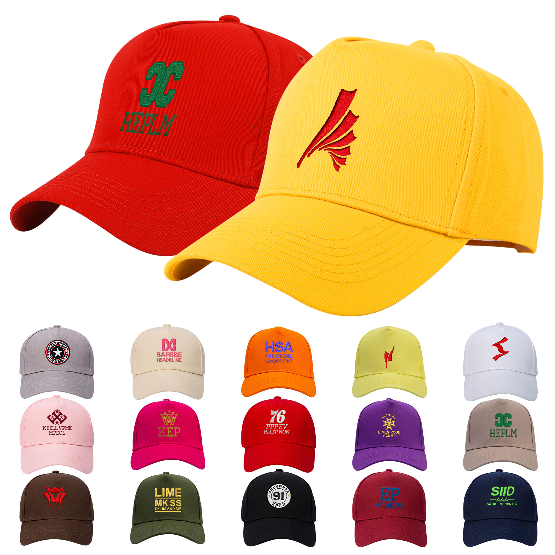 FlyFlyPromos - Five-Panel Transfer Printing Baseball Cap - Promotional Product