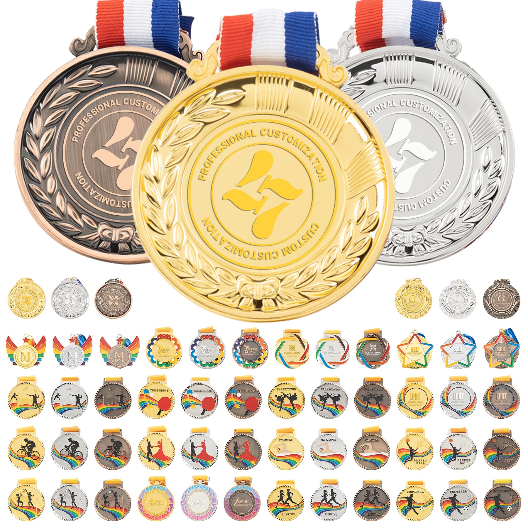 FlyFlyPromos - Zinc Alloy Award Medals - Promotional Product