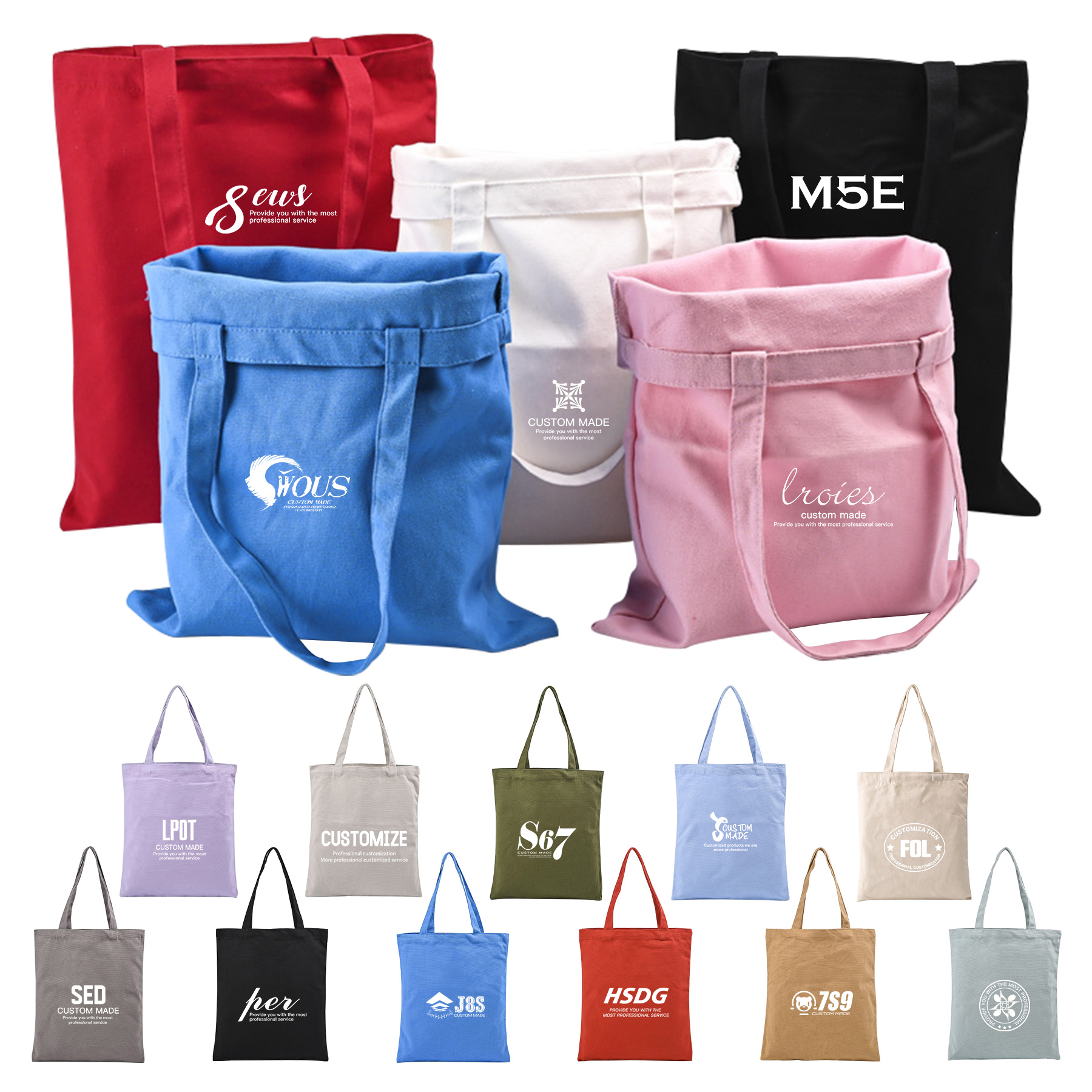 FlyFlyPromos - Canvas Bag With Customizable LOGO - Promotional Product