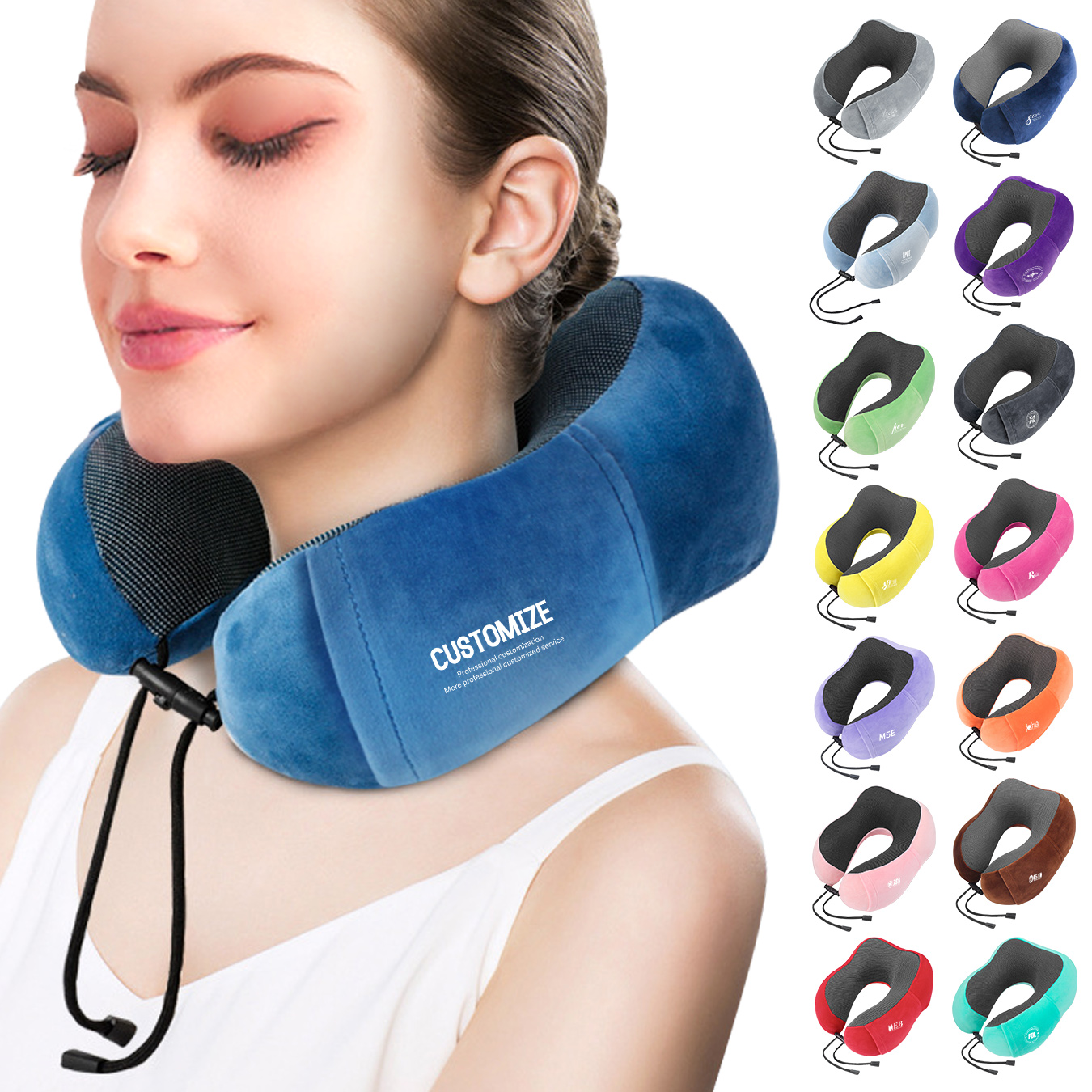 FlyFlyPromos - U-shaped Travel Pillow - Promotional Product