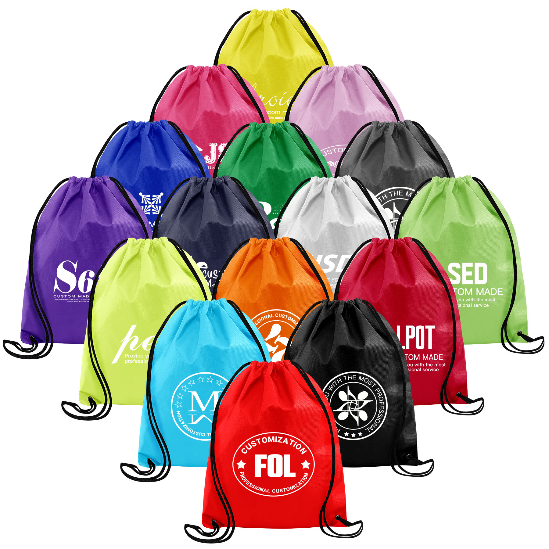 FlyFlyPromos - Sports Drawstring Backpack Bags - Promotional Product