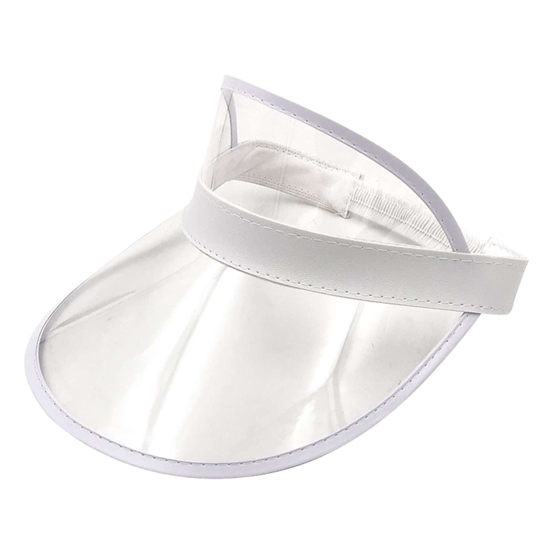FlyFlyPromos - Plastic Clear Sun Visors with UV Protection Image 3 - Promotional Product