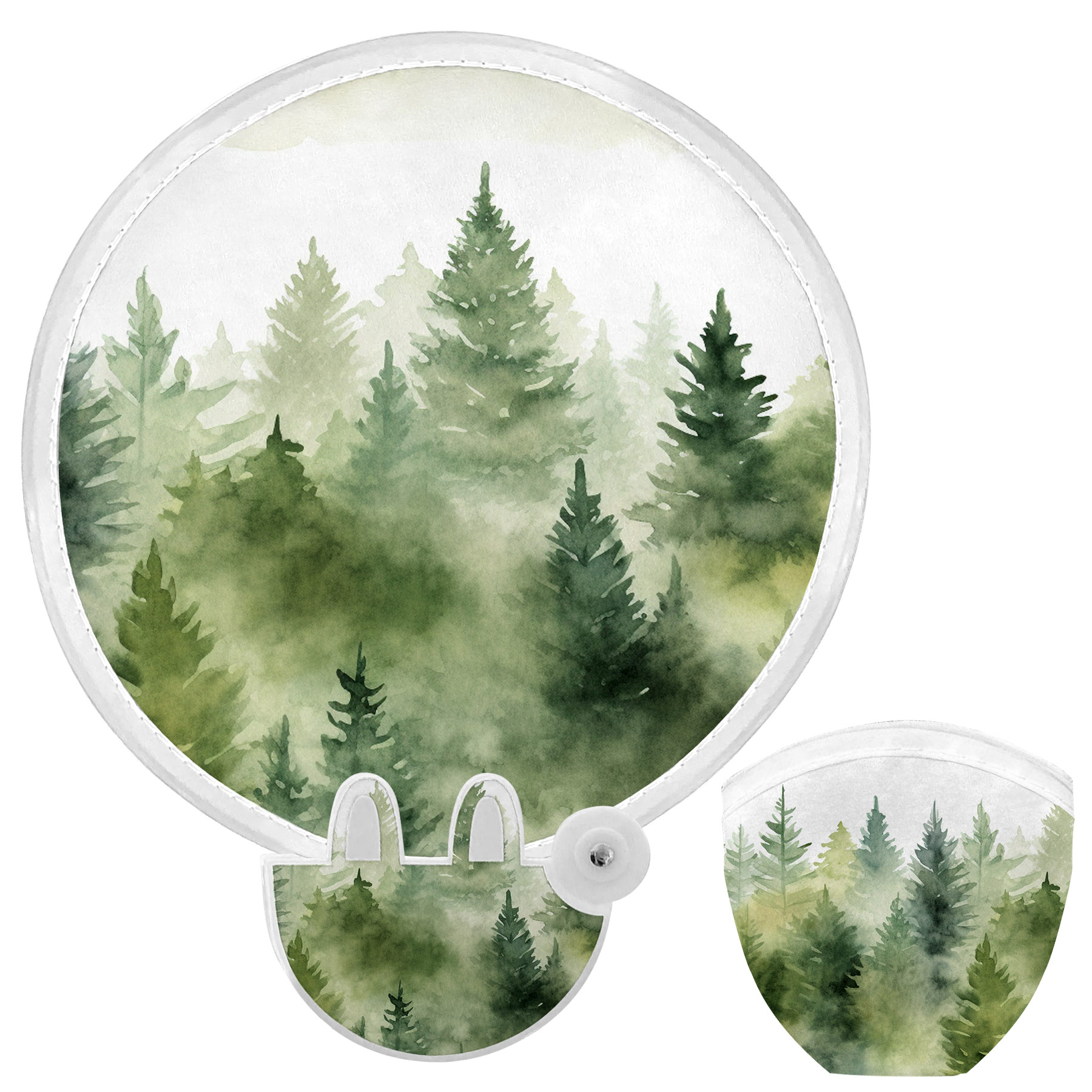 FlyFlyPromos - Polyester Folding Fan with Pouch Image 8 - Promotional Product