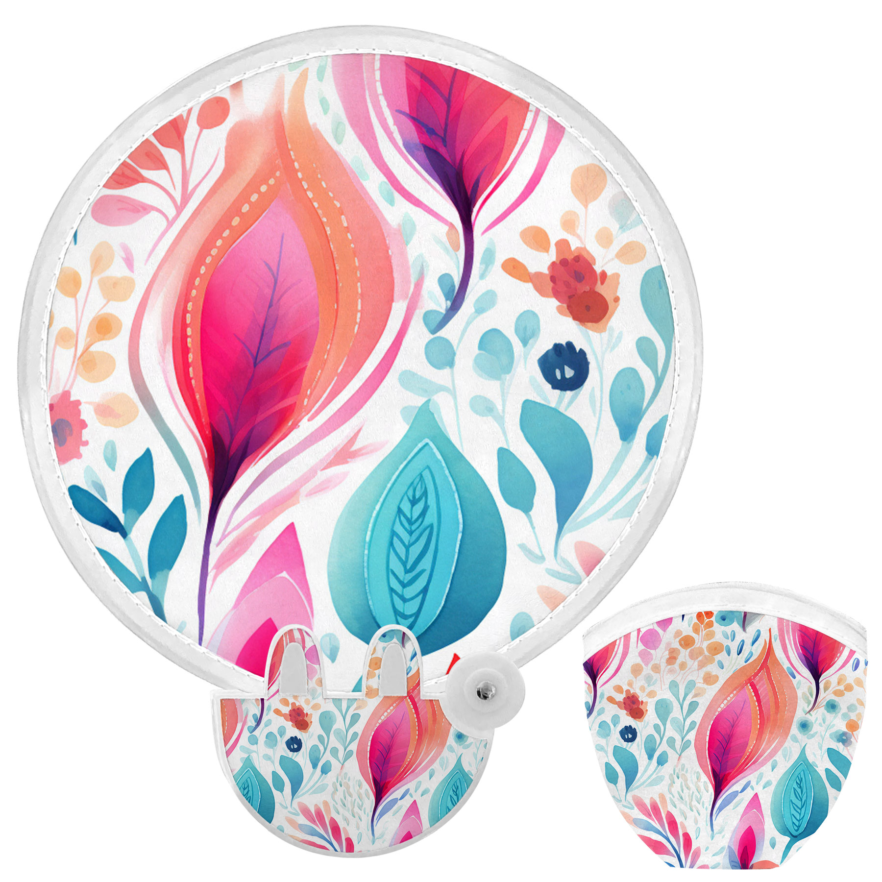 FlyFlyPromos - Polyester Folding Fan with Pouch Image 10 - Promotional Product
