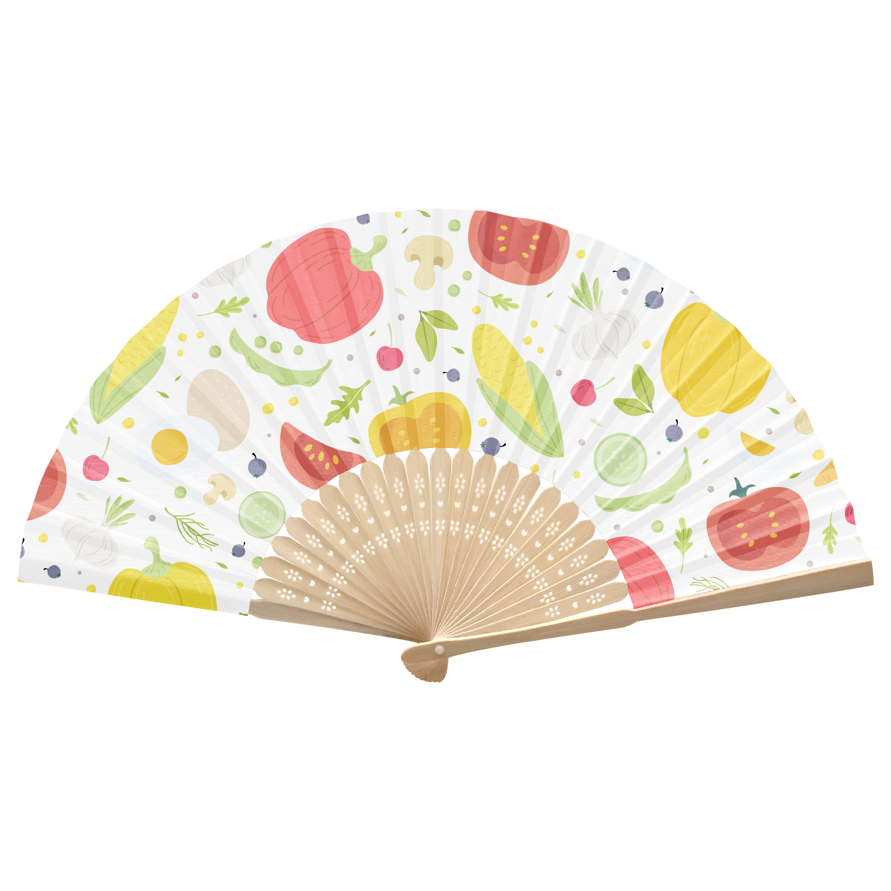FlyFlyPromos - Foldable Bamboo Fan Image 21 - Promotional Product