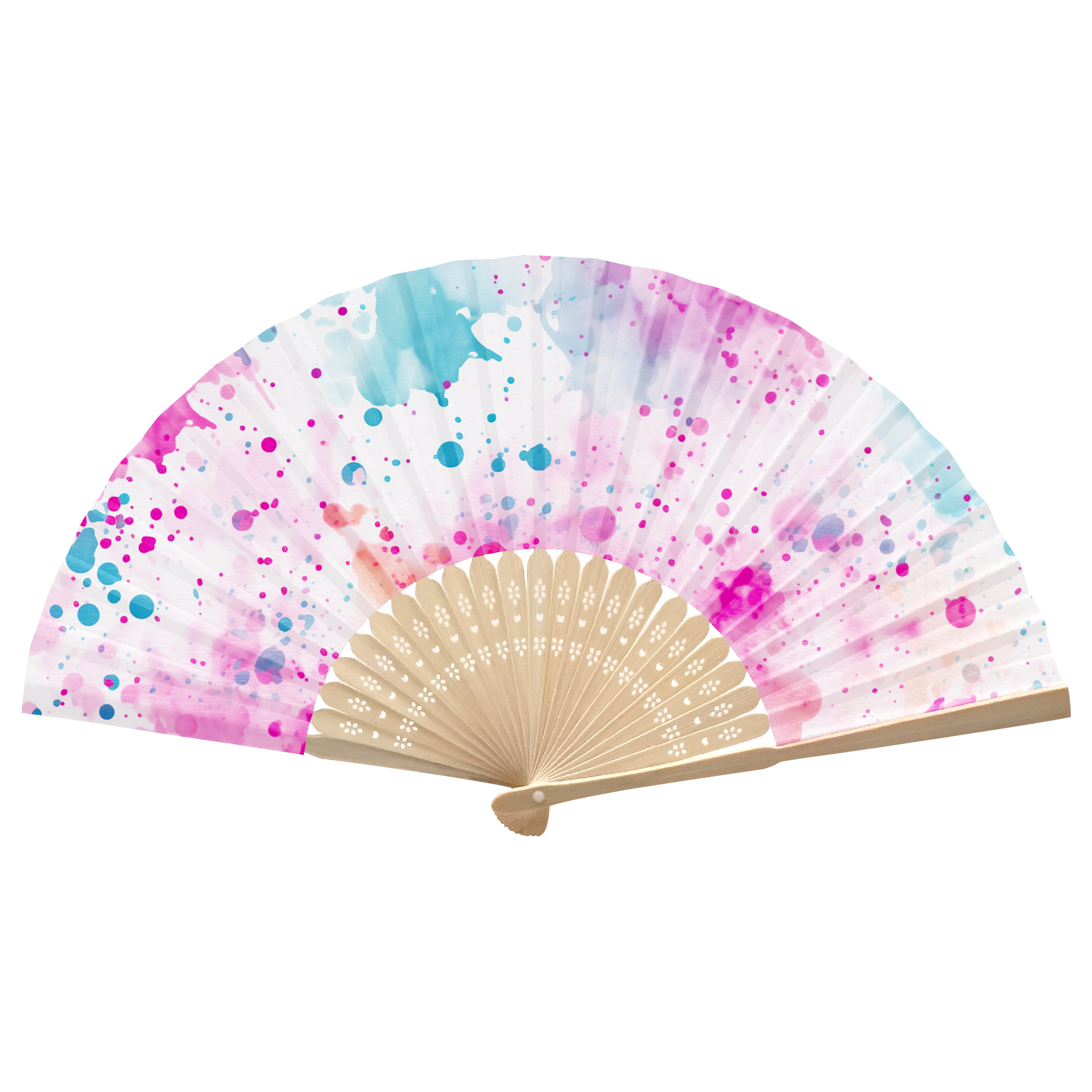 FlyFlyPromos - Foldable Bamboo Fan Image 17 - Promotional Product