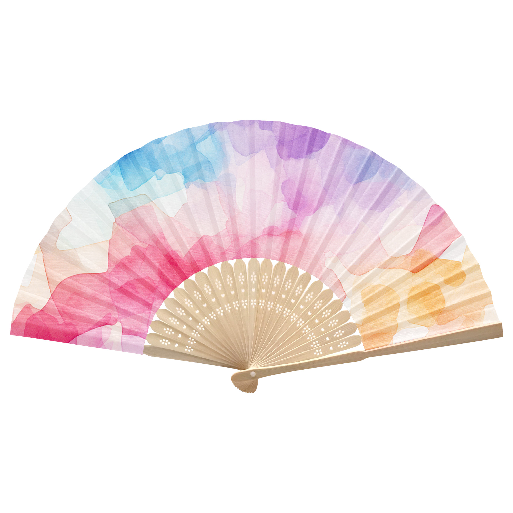 FlyFlyPromos - Foldable Bamboo Fan Image 16 - Promotional Product