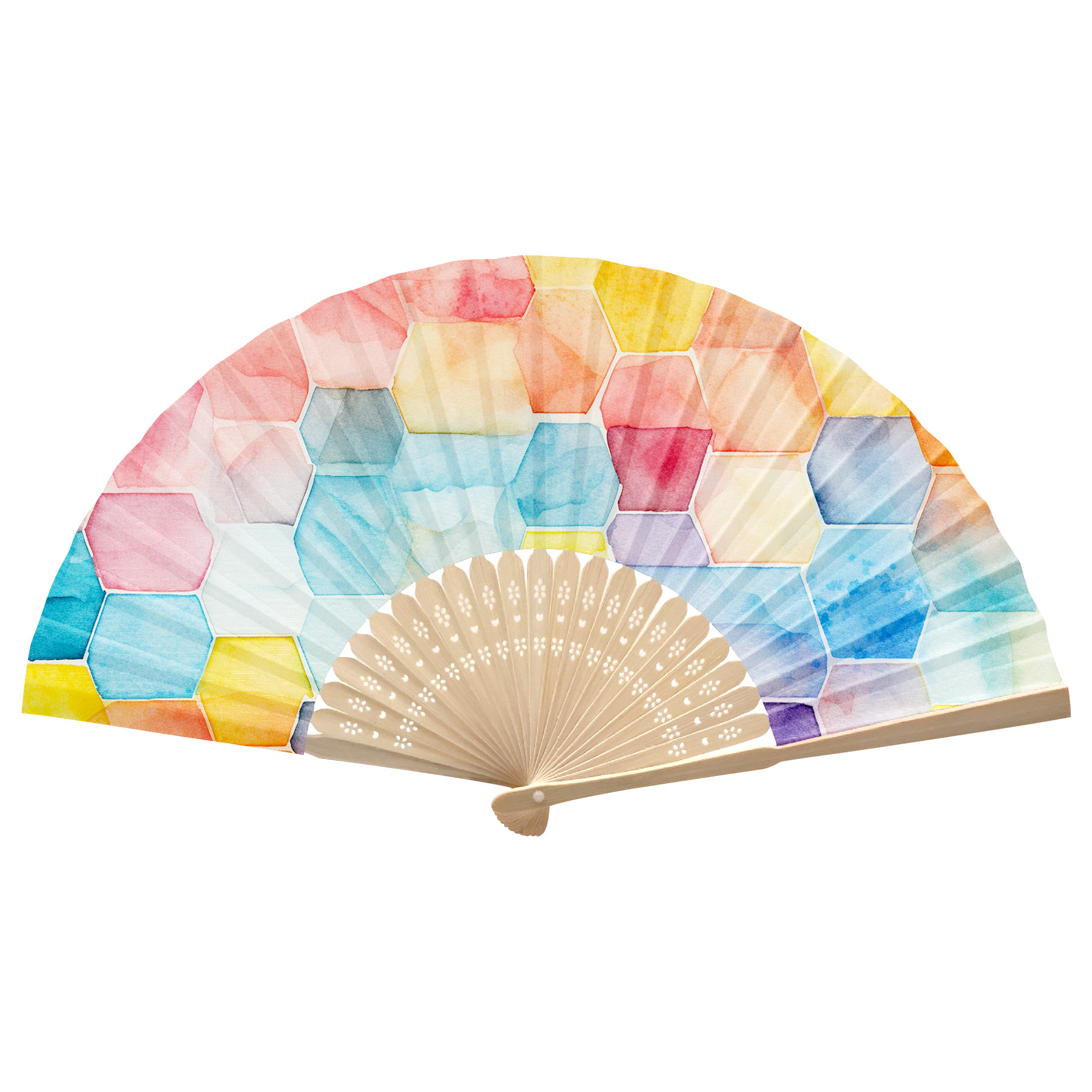 FlyFlyPromos - Foldable Bamboo Fan Image 15 - Promotional Product