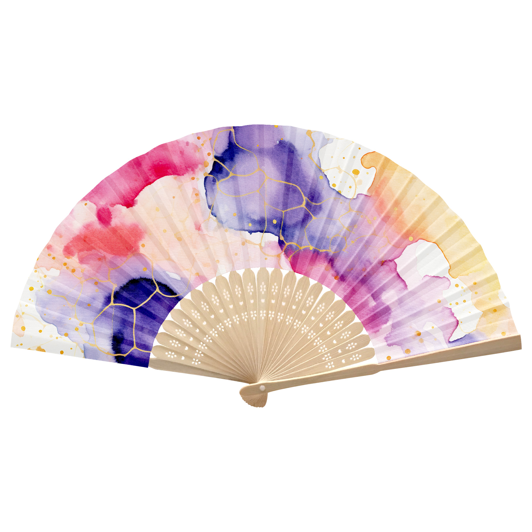 FlyFlyPromos - Foldable Bamboo Fan Image 13 - Promotional Product