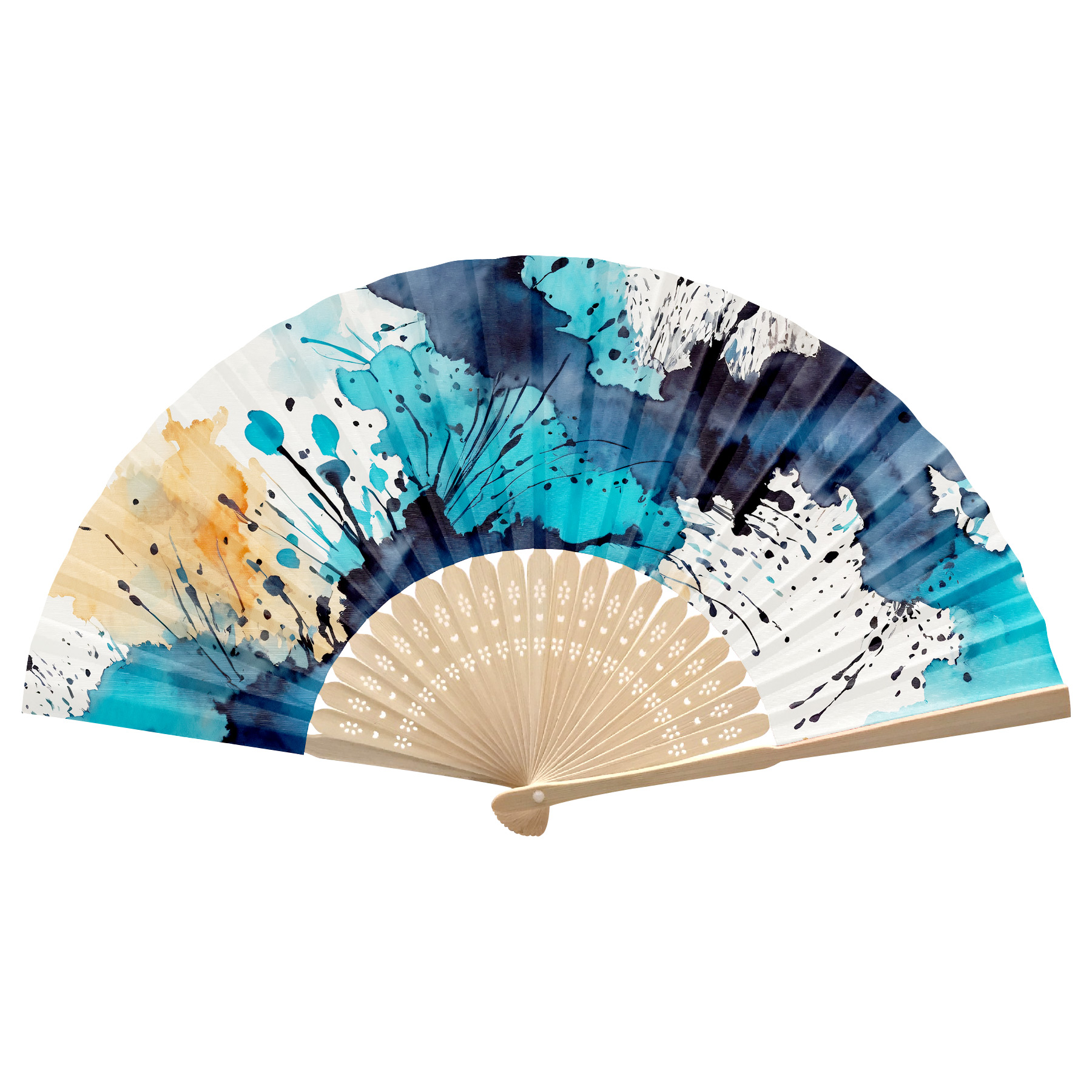 FlyFlyPromos - Foldable Bamboo Fan Image 9 - Promotional Product