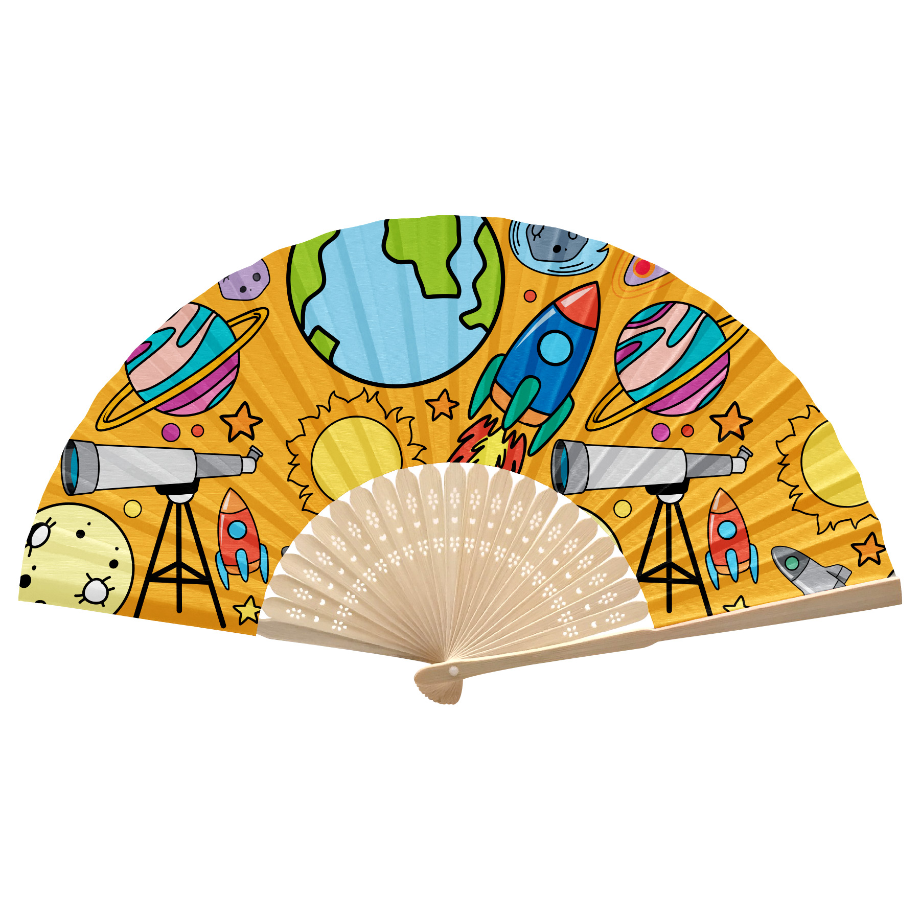 FlyFlyPromos - Foldable Bamboo Fan Image 29 - Promotional Product