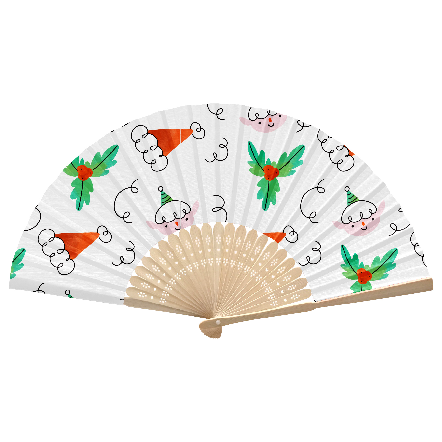 FlyFlyPromos - Foldable Bamboo Fan Image 27 - Promotional Product