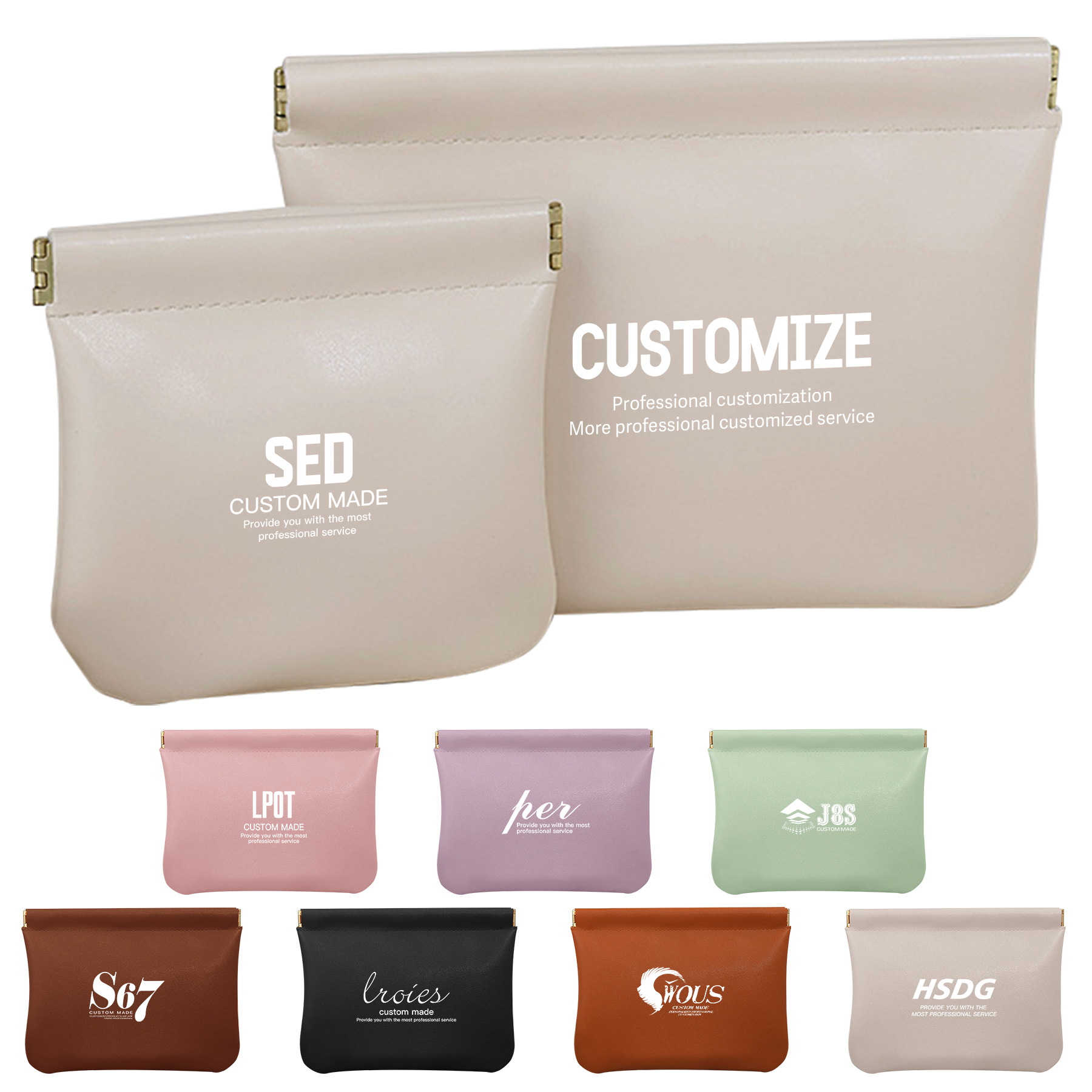 FlyFlyPromos - Portable Squeeze Magnetic Coin Purse - Promotional Product
