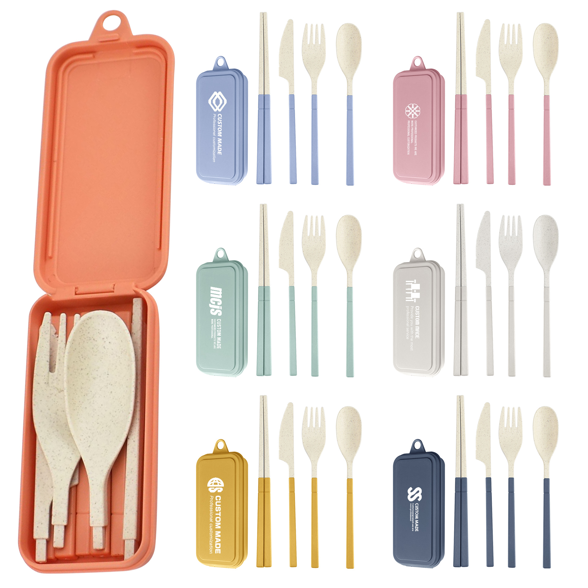 FlyFlyPromos - Portable Lunch Tableware Set - Promotional Product