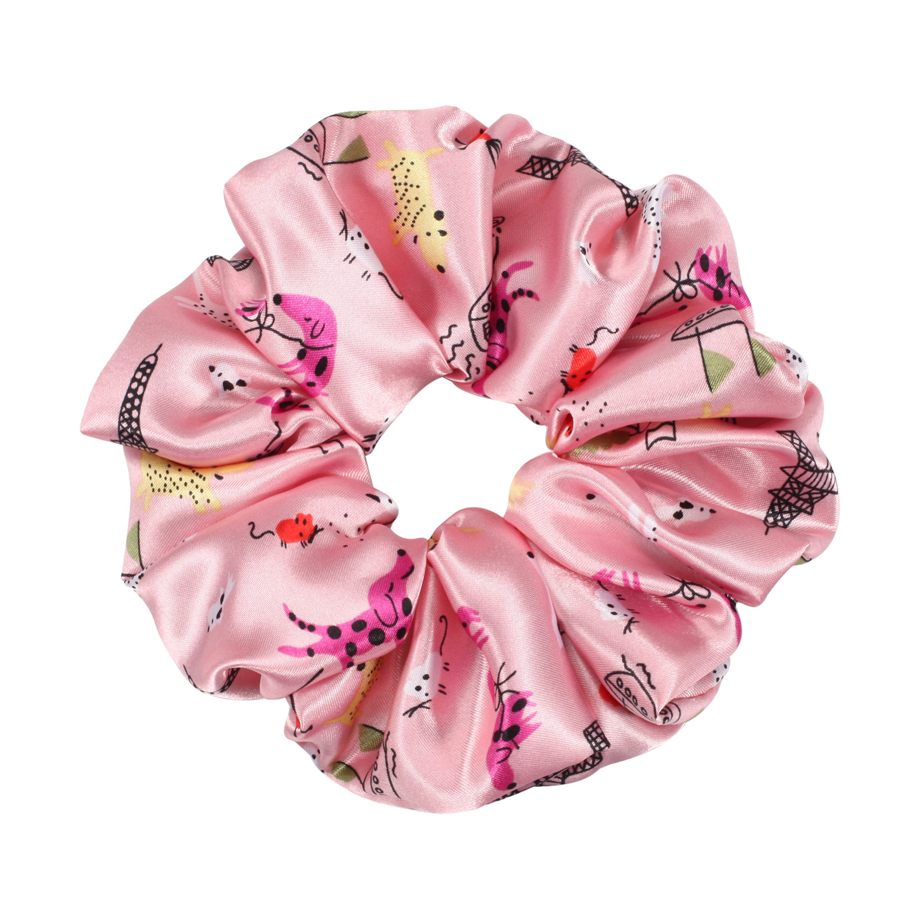 FlyFlyPromos - Full Color Printed Satin Silk Hair Scrunchies Image 40 - Promotional Product