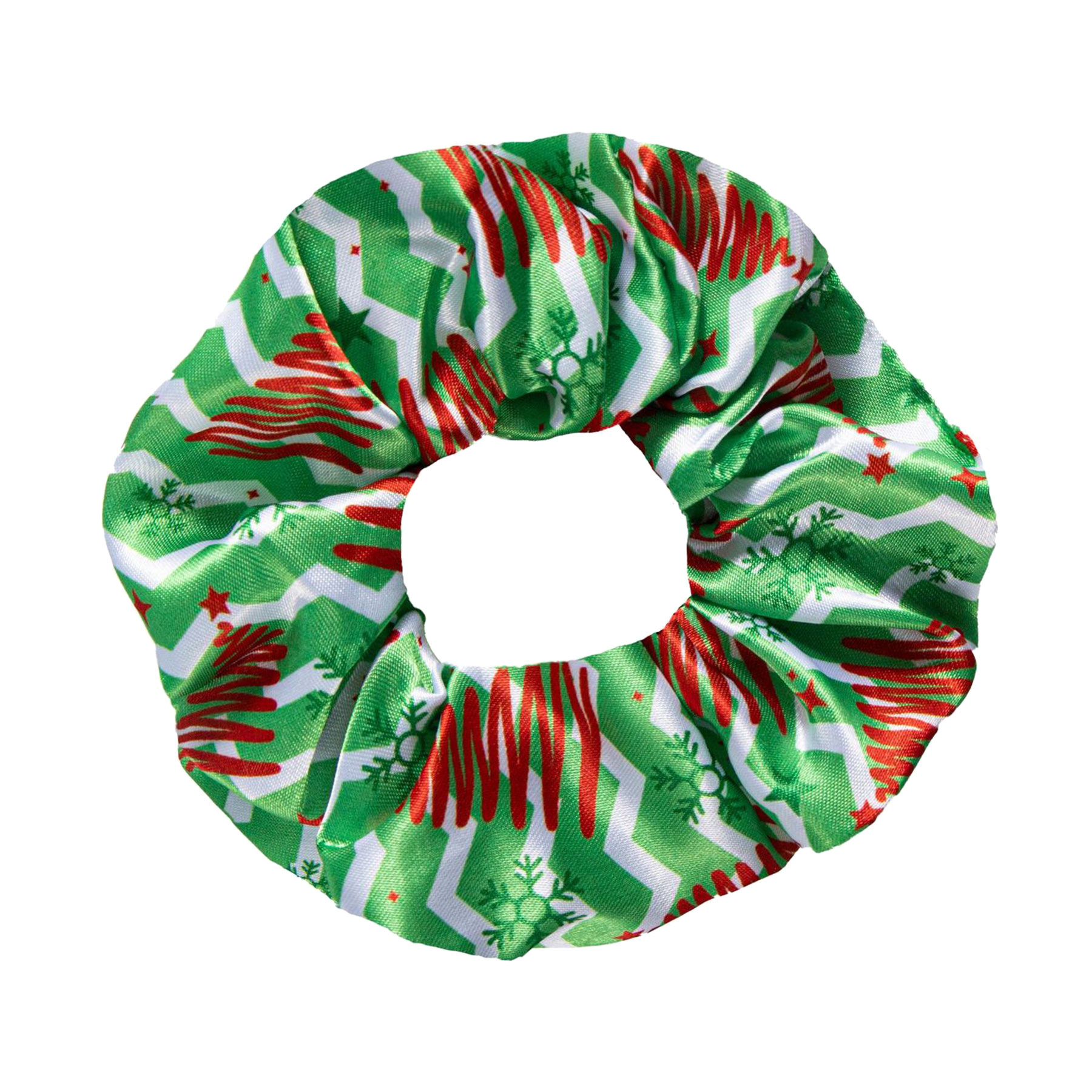 FlyFlyPromos - Full Color Printed Satin Silk Hair Scrunchies Image 8 - Promotional Product