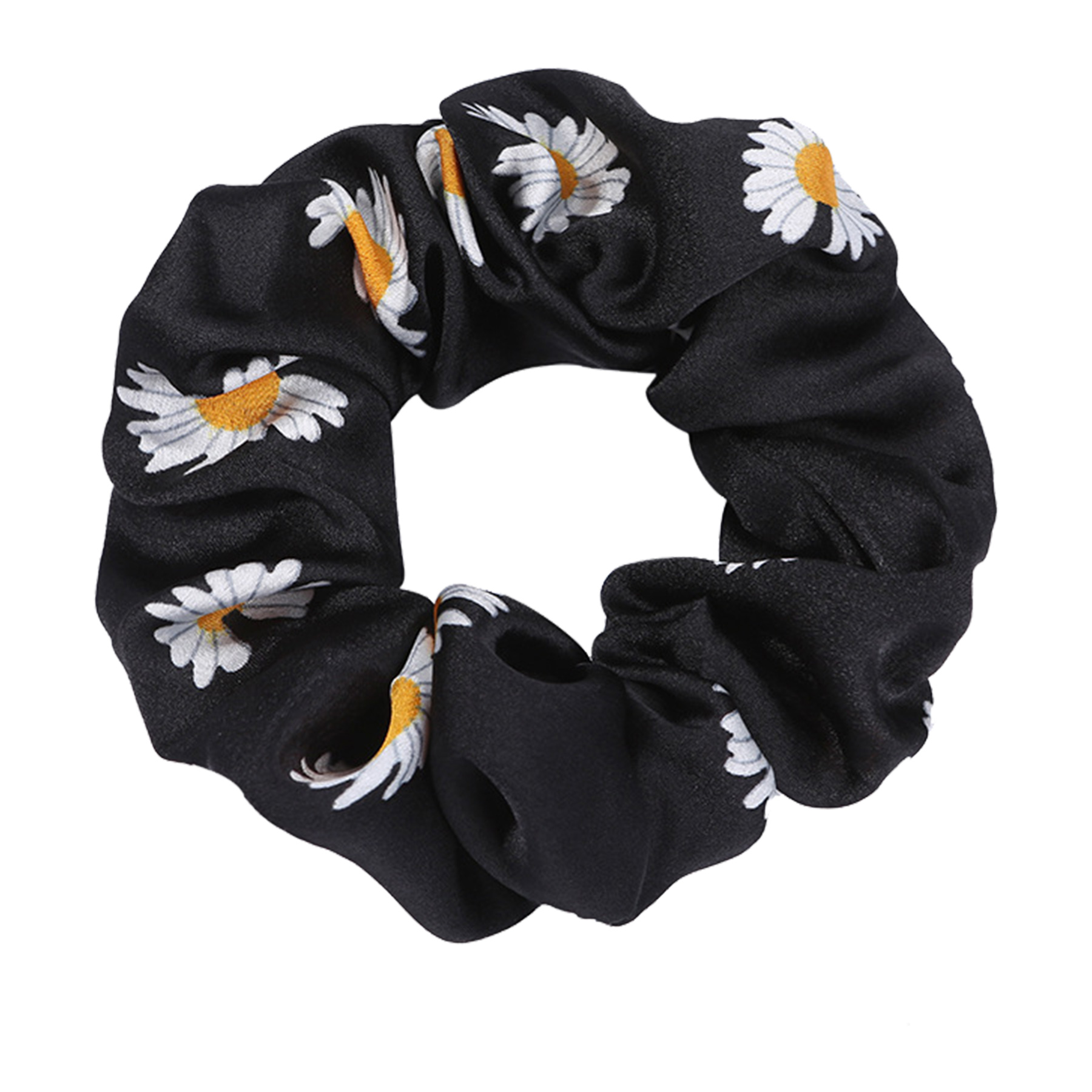 FlyFlyPromos - Full Color Printed Satin Silk Hair Scrunchies Image 5 - Promotional Product