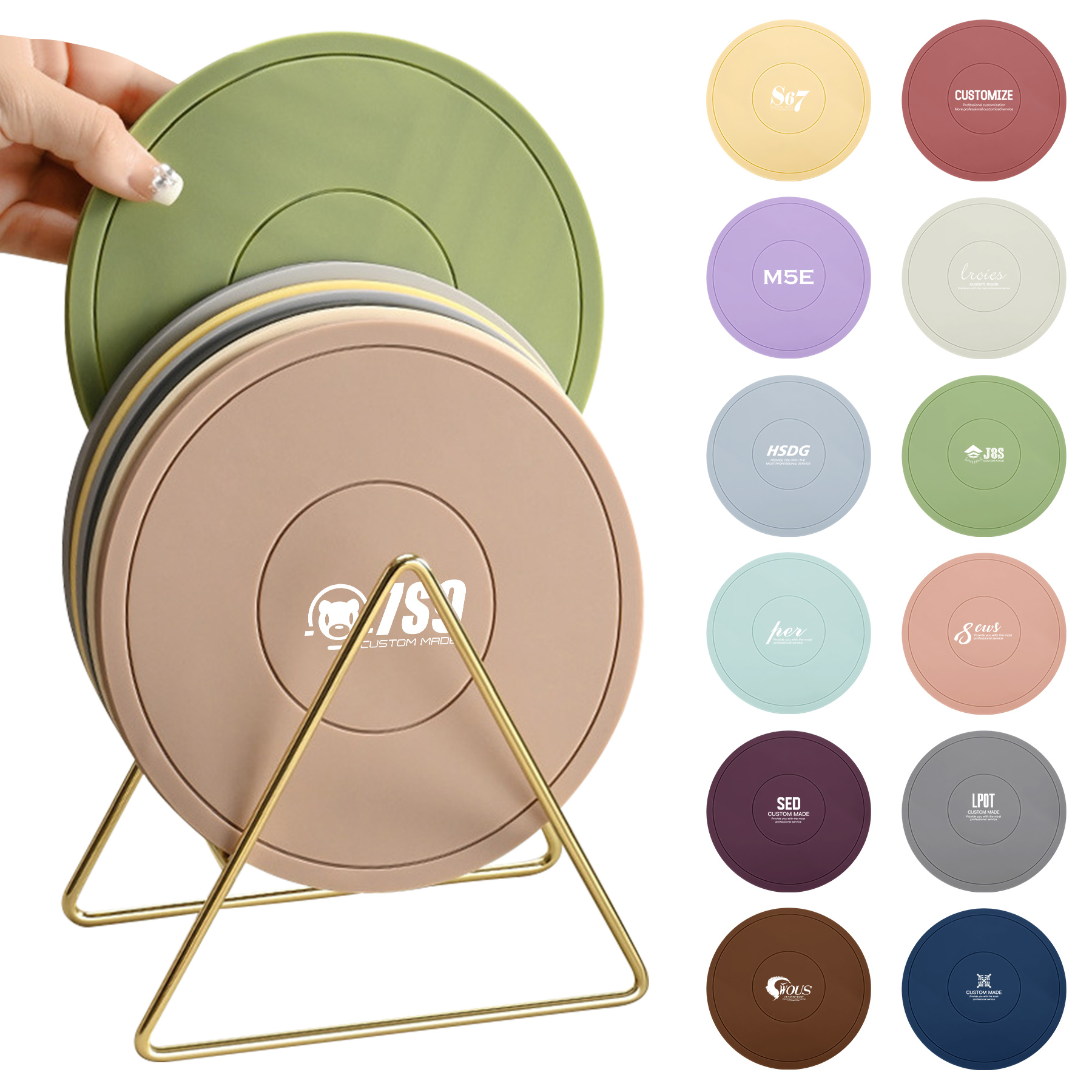 FlyFlyPromos - Pure Color Coaster - Promotional Product