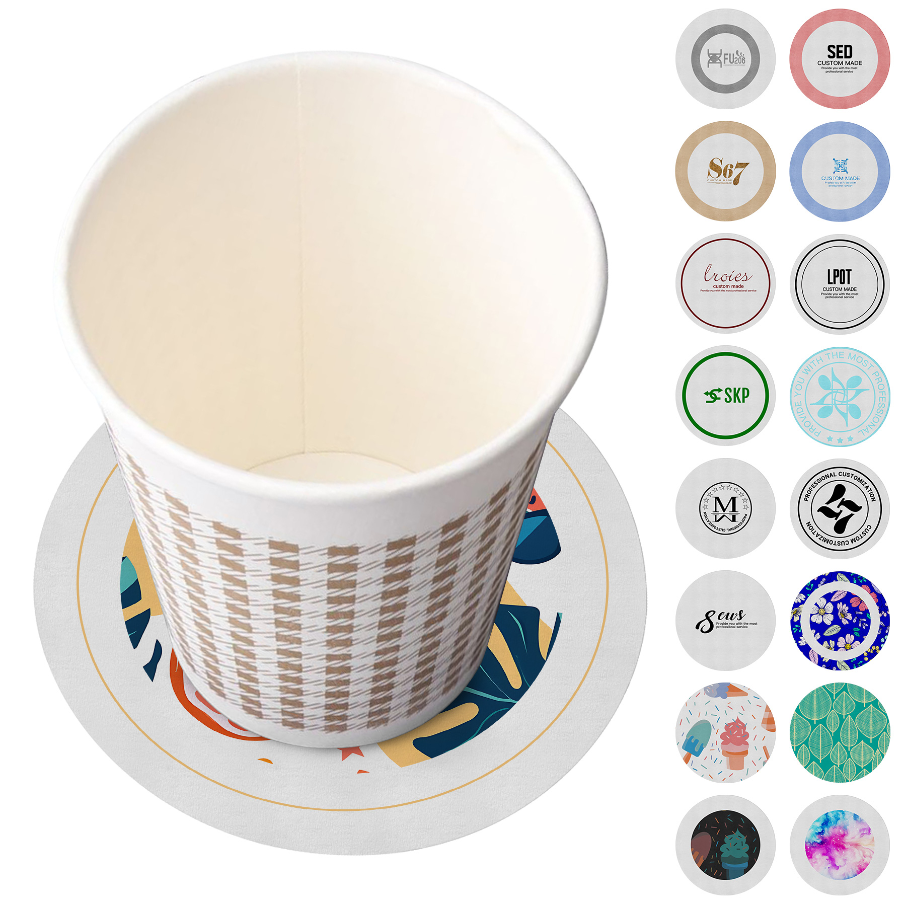 FlyFlyPromos - Paper Coaster - Promotional Product