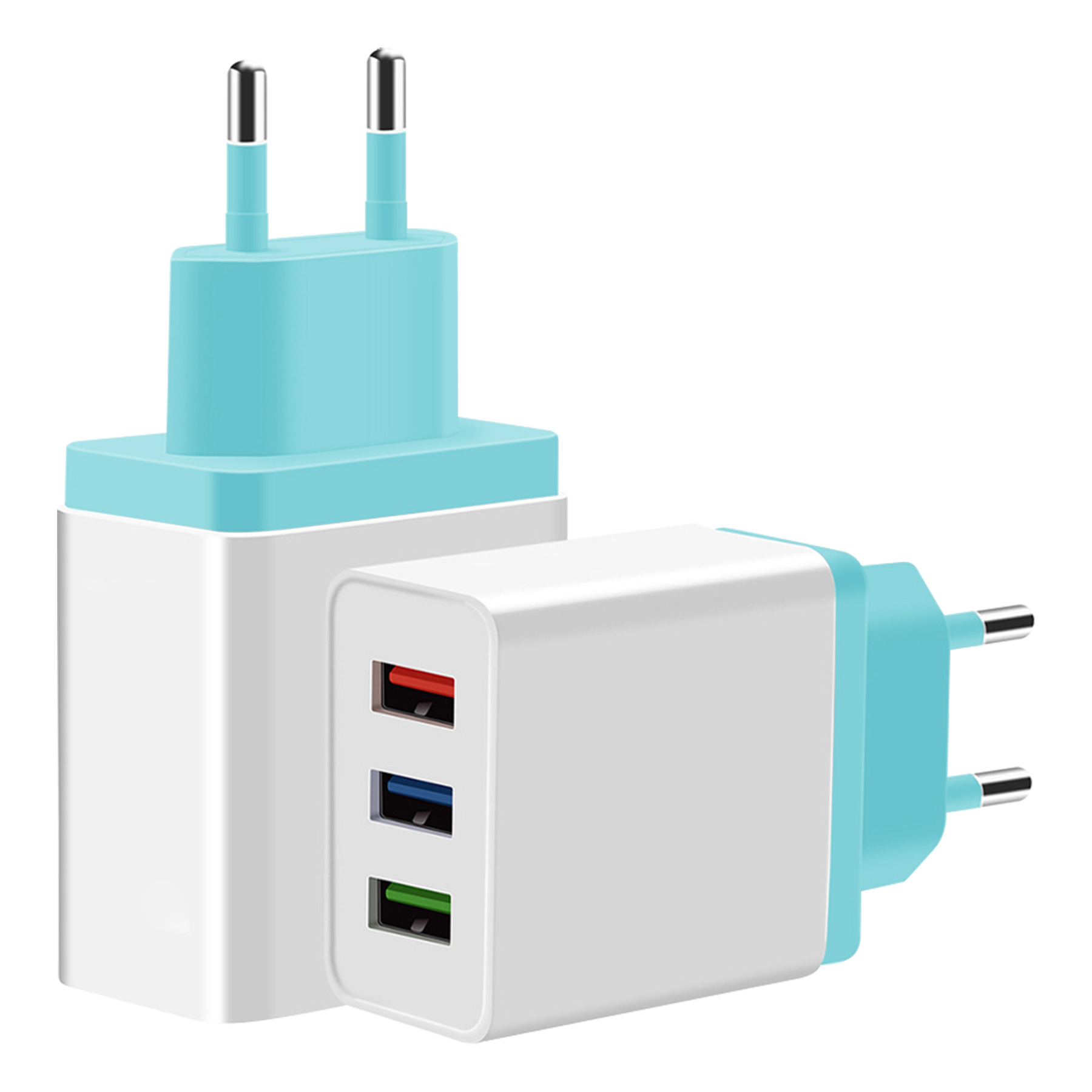 FlyFlyPromos - 3 USB Ports Adapter Charger Image 15 - Promotional Product