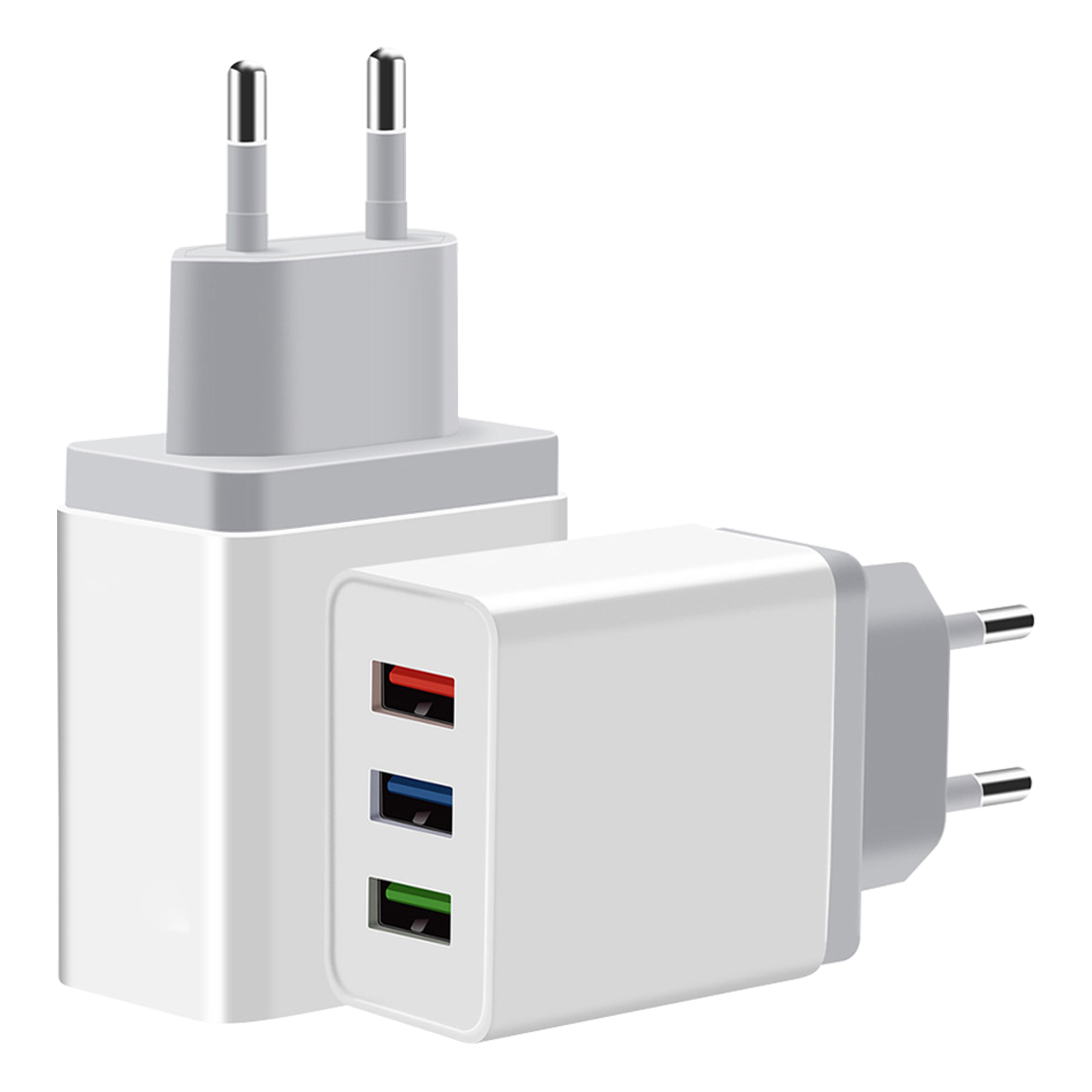 FlyFlyPromos - 3 USB Ports Adapter Charger Image 12 - Promotional Product