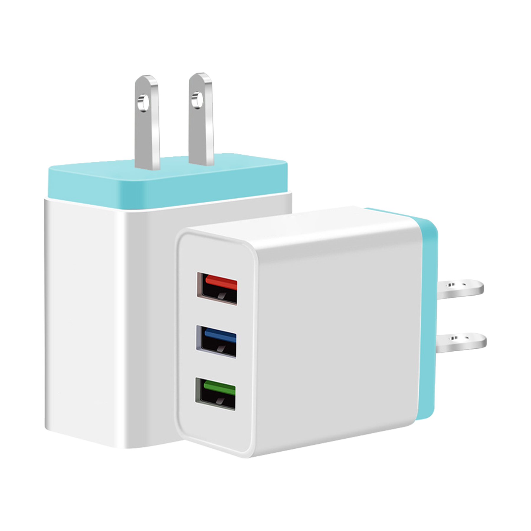 FlyFlyPromos - 3 USB Ports Adapter Charger Image 8 - Promotional Product