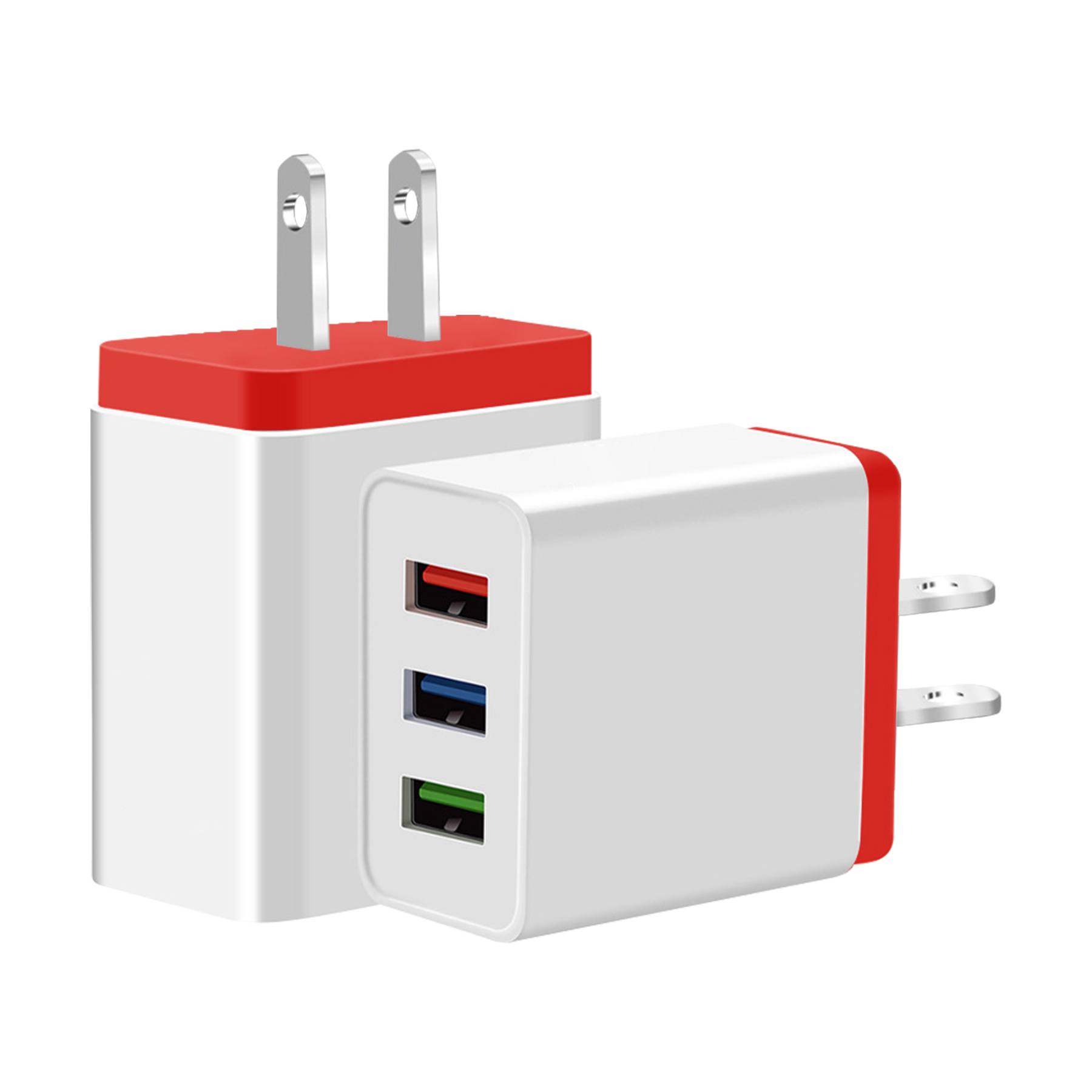 FlyFlyPromos - 3 USB Ports Adapter Charger Image 6 - Promotional Product