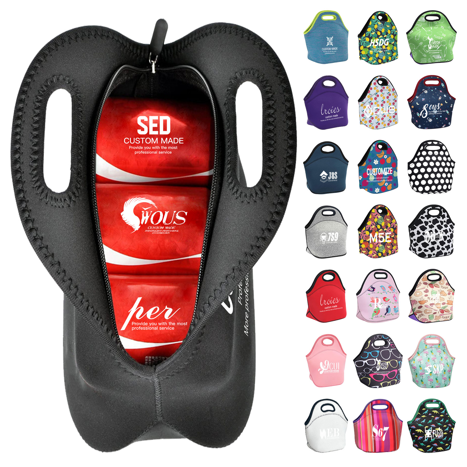 FlyFlyPromos - Neoprene Lunch Bag - Promotional Product