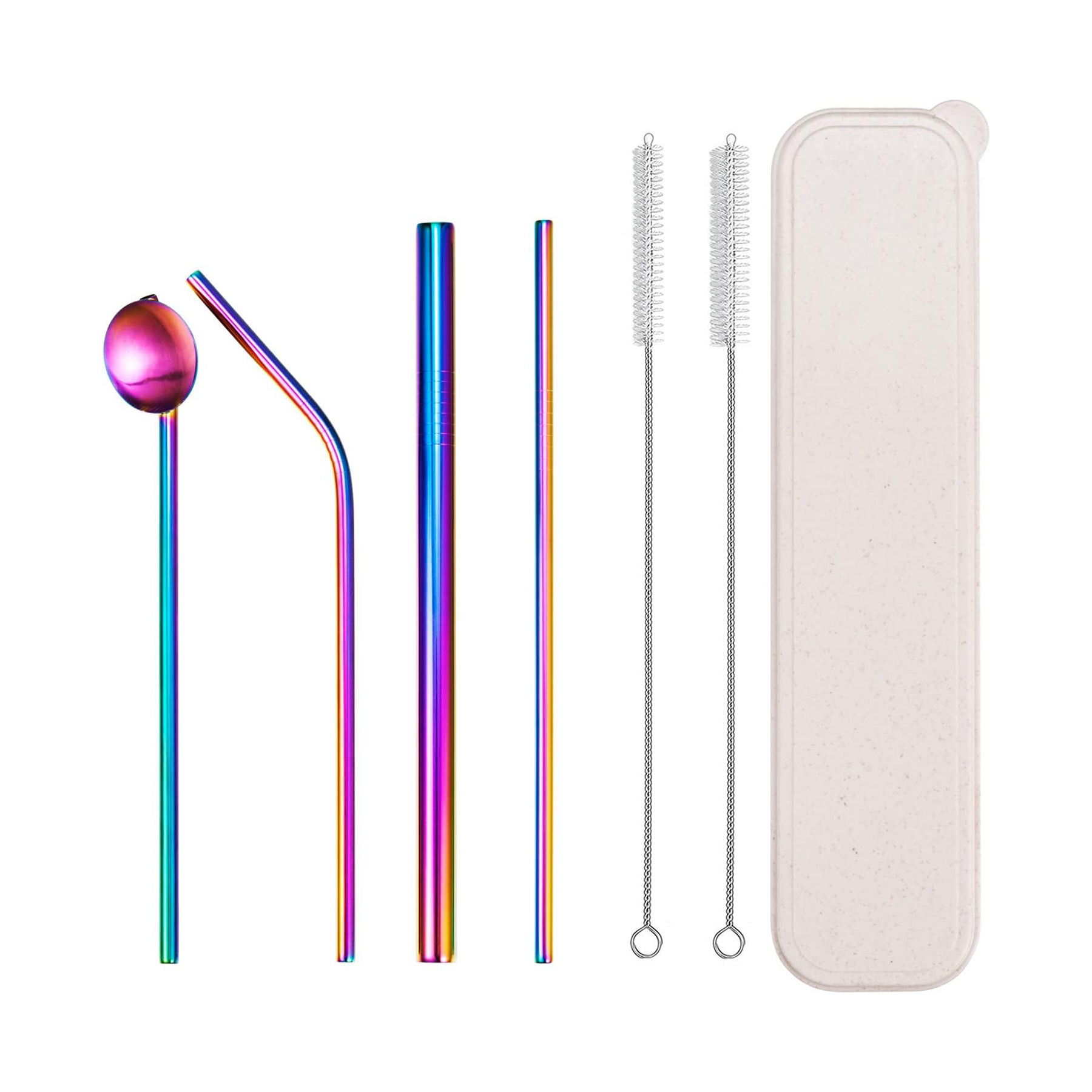 FlyFlyPromos - Stainless Steel Straw Set Image 8 - Promotional Product