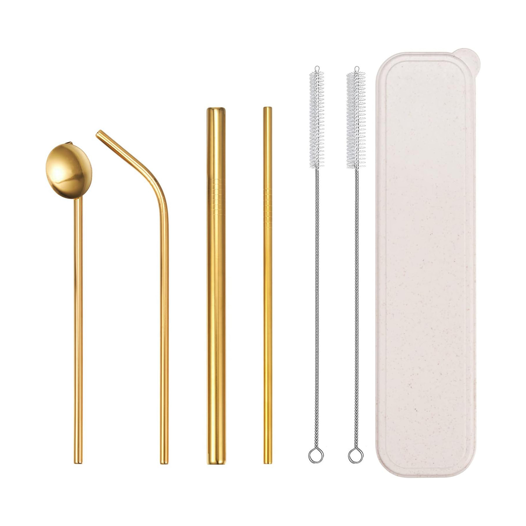 FlyFlyPromos - Stainless Steel Straw Set Image 7 - Promotional Product
