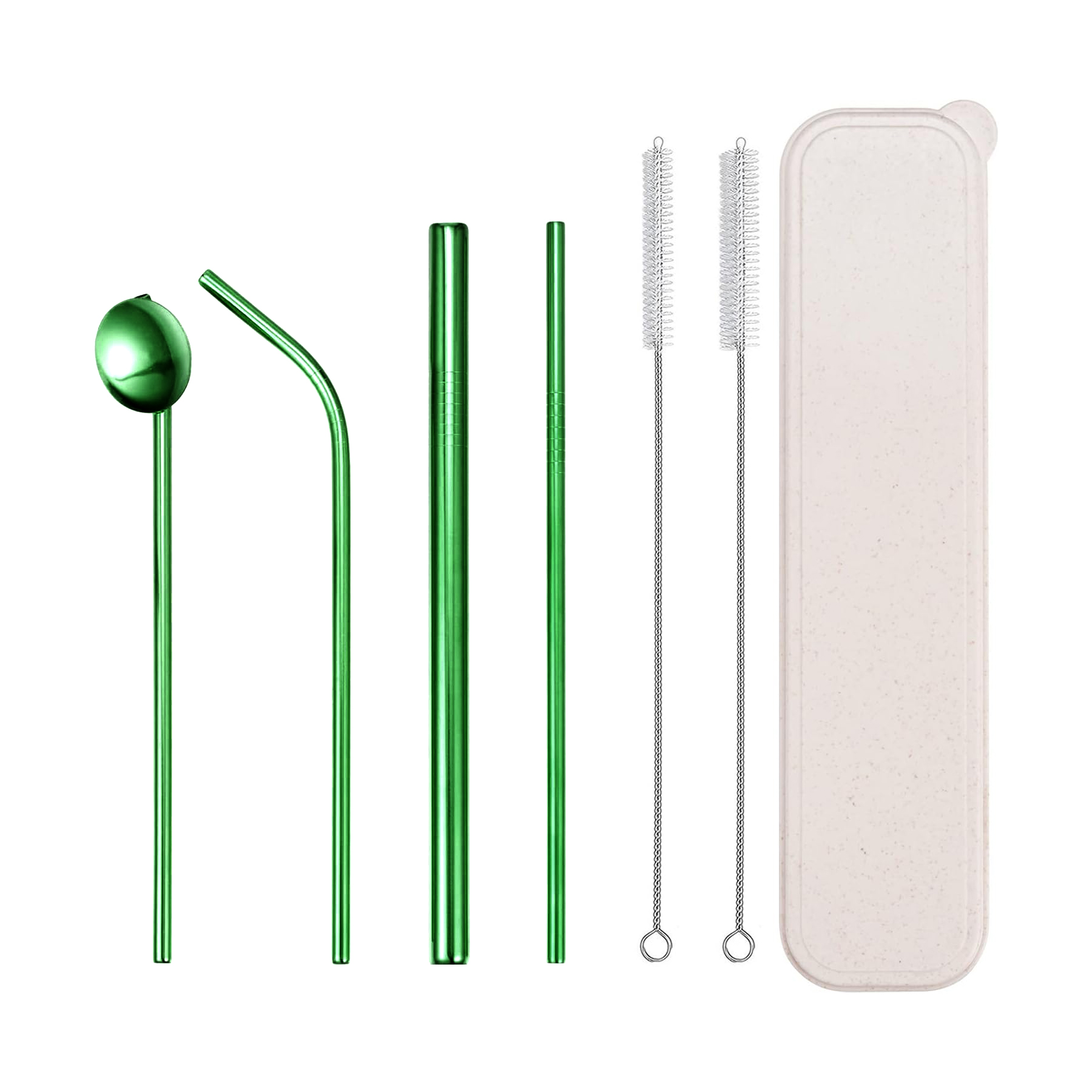 FlyFlyPromos - Stainless Steel Straw Set Image 6 - Promotional Product