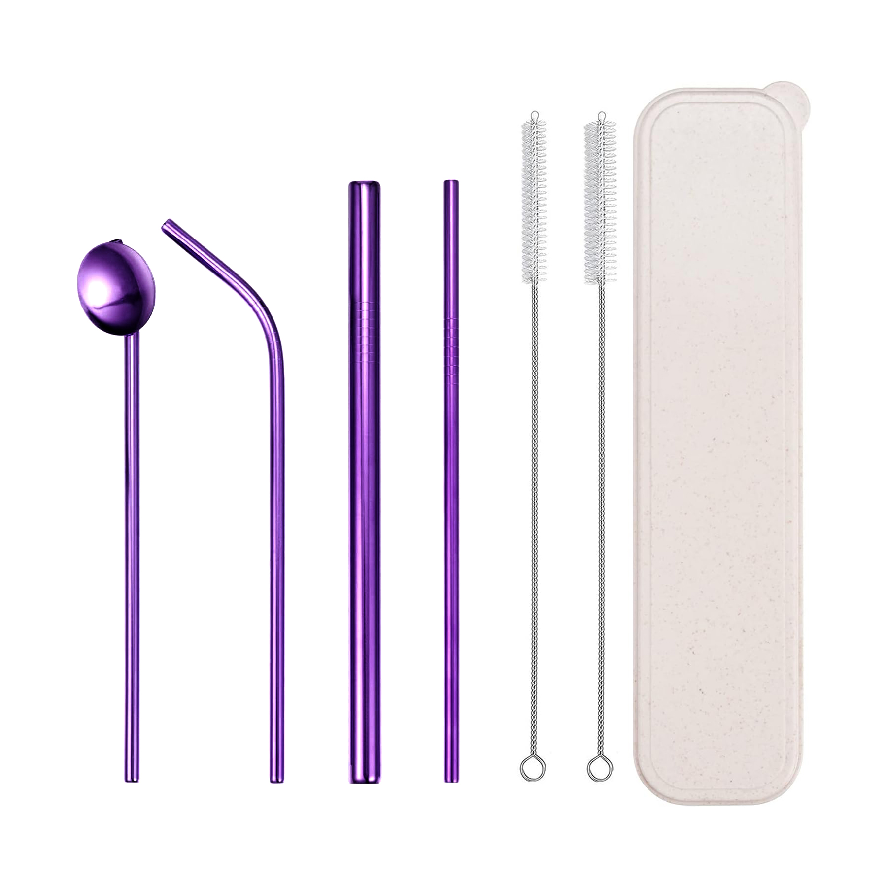 FlyFlyPromos - Stainless Steel Straw Set Image 4 - Promotional Product