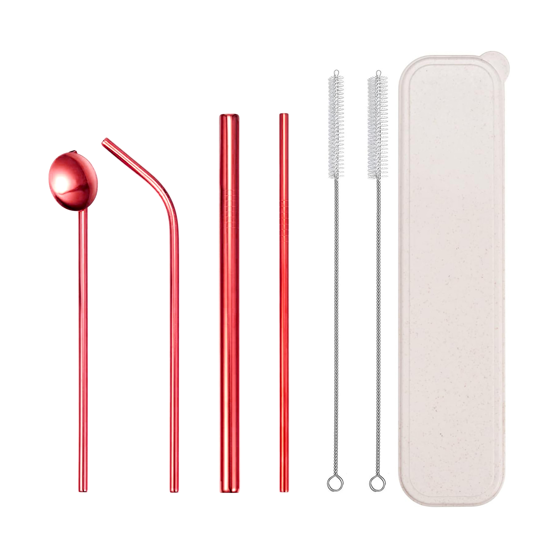 FlyFlyPromos - Stainless Steel Straw Set Image 3 - Promotional Product
