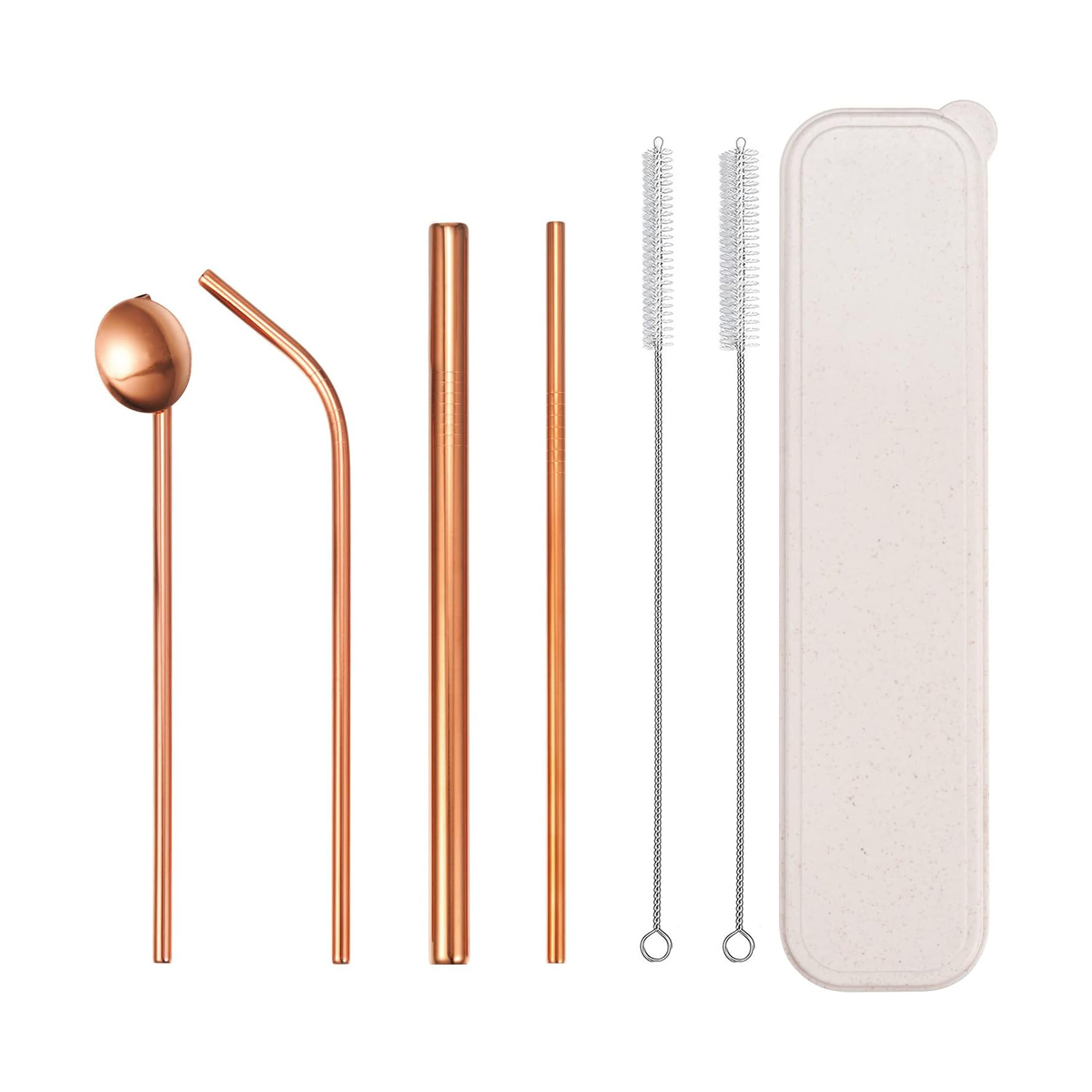 FlyFlyPromos - Stainless Steel Straw Set Image 2 - Promotional Product