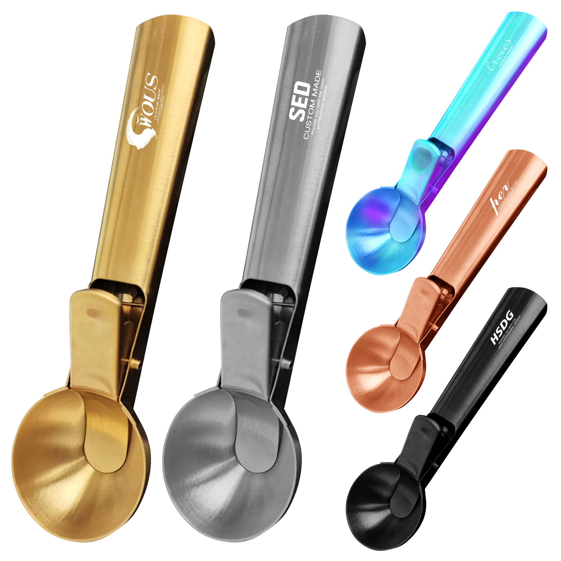 FlyFlyPromos - Stainless Steel Ice Cream Scoop - Promotional Product