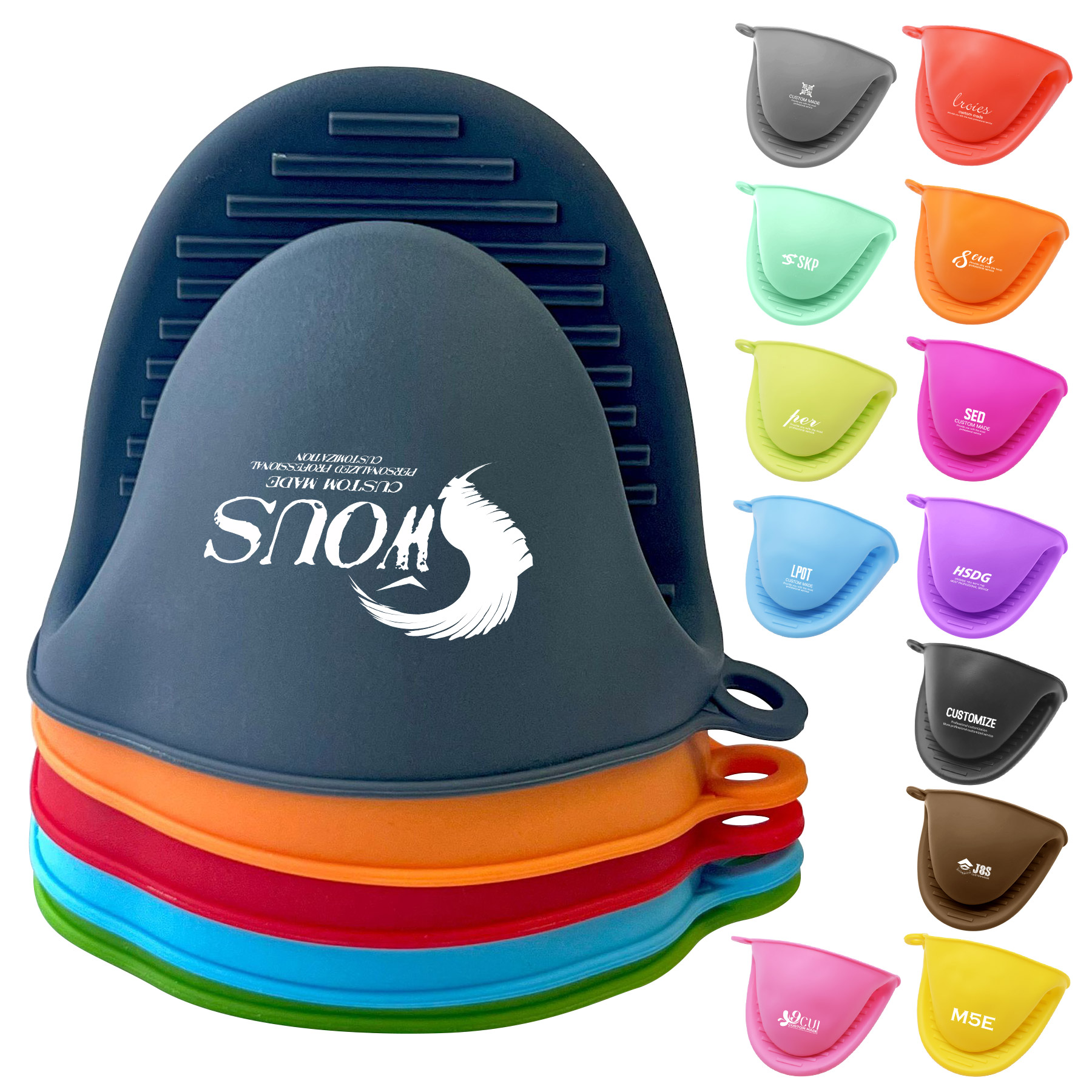 FlyFlyPromos - Silicone Oven Hand Clips - Promotional Product