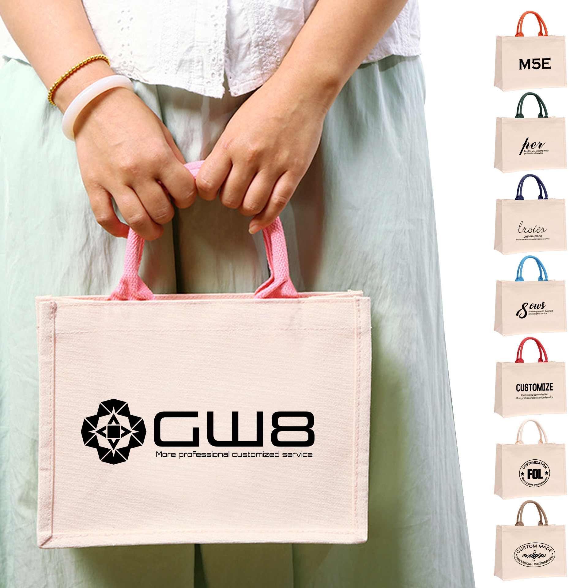 FlyFlyPromos - High-Capacity Canvas Tote Bag - Promotional Product